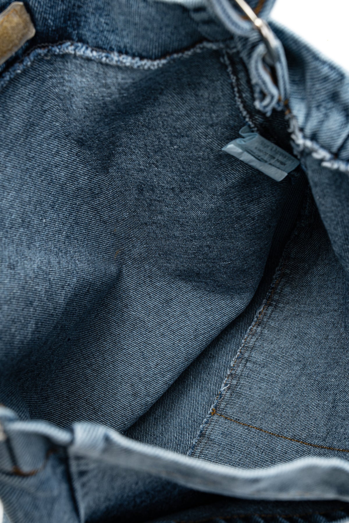 Çift Cepli Denim Kadın Çapraz Çanta Allison Mavi