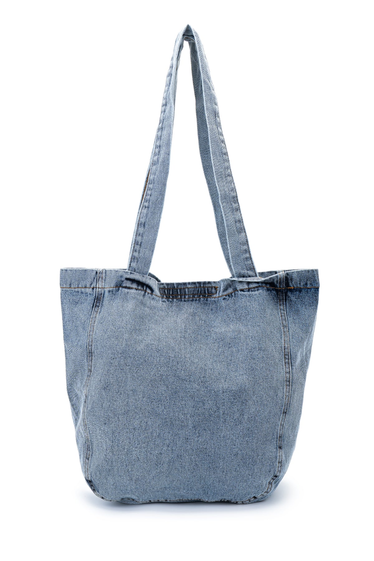 Gizli Cep Görünümlü Salaş Denim Kadın Kol Çanta Ramona Mavi