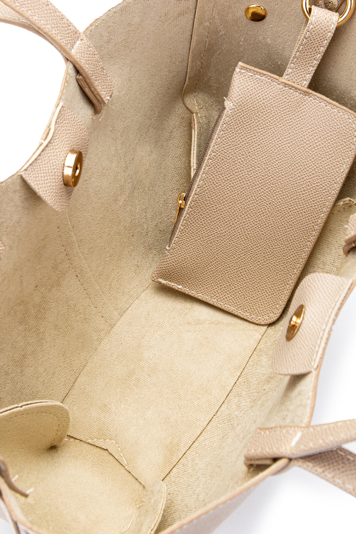 Özel Tasarım Mini Pole Çanta Bej