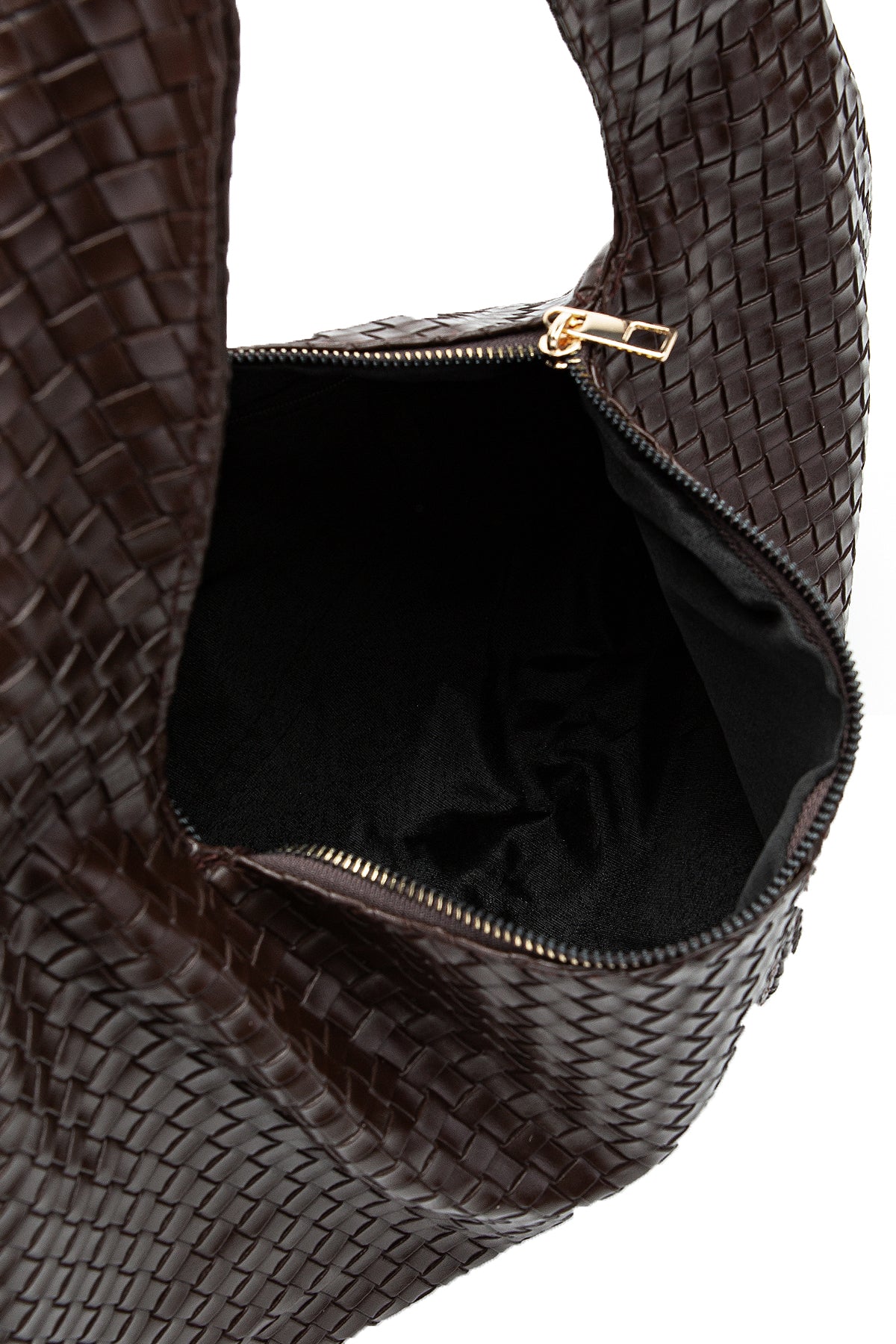 Salaş Örgü Detay Lauren Kadın Kol Çanta Acı Kahve