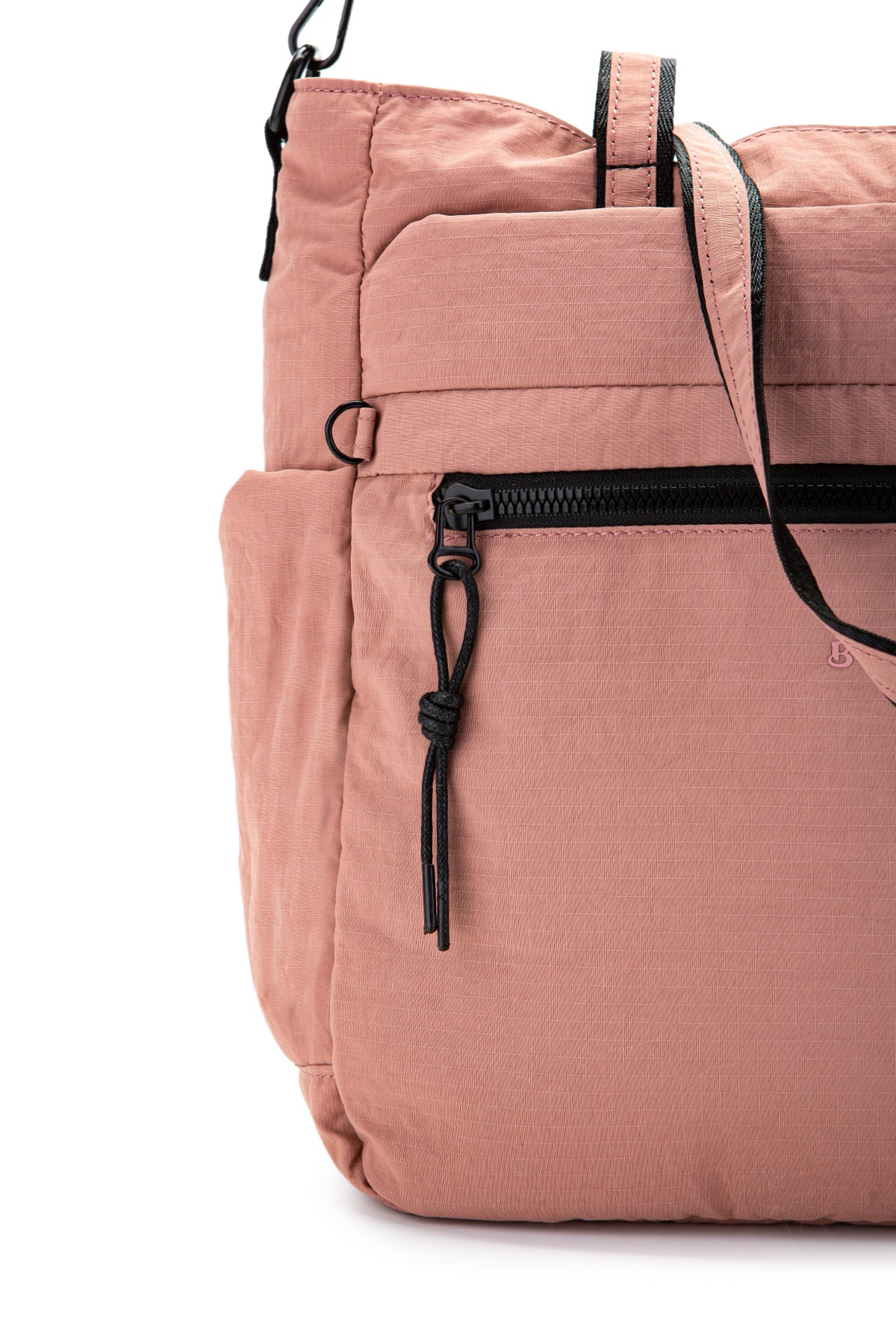 Klinkır Kumaş Suya Dayanıklı Hector Unisex Kol Çantası Pembe