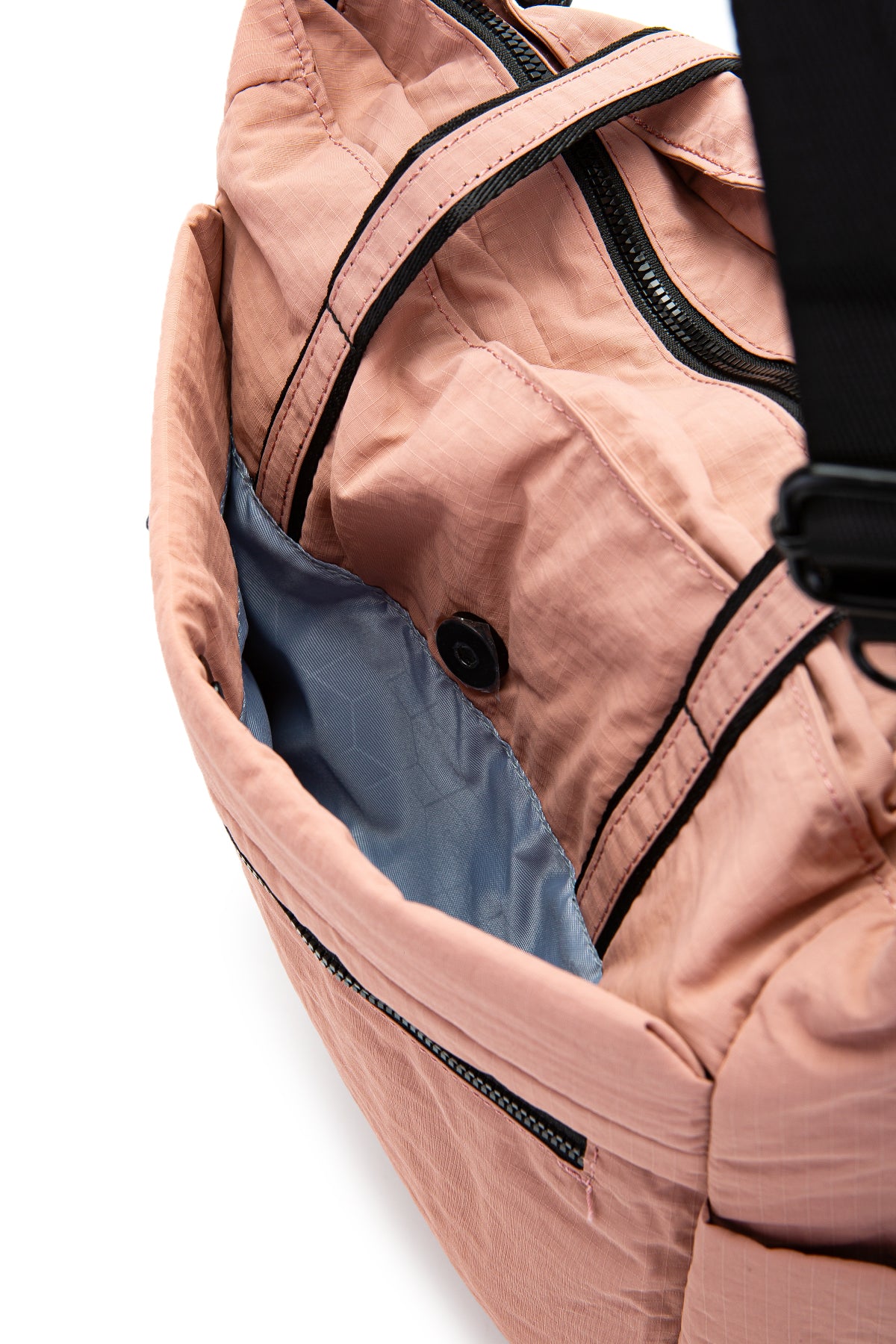 Klinkır Kumaş Suya Dayanıklı Hector Unisex Kol Çantası Pembe