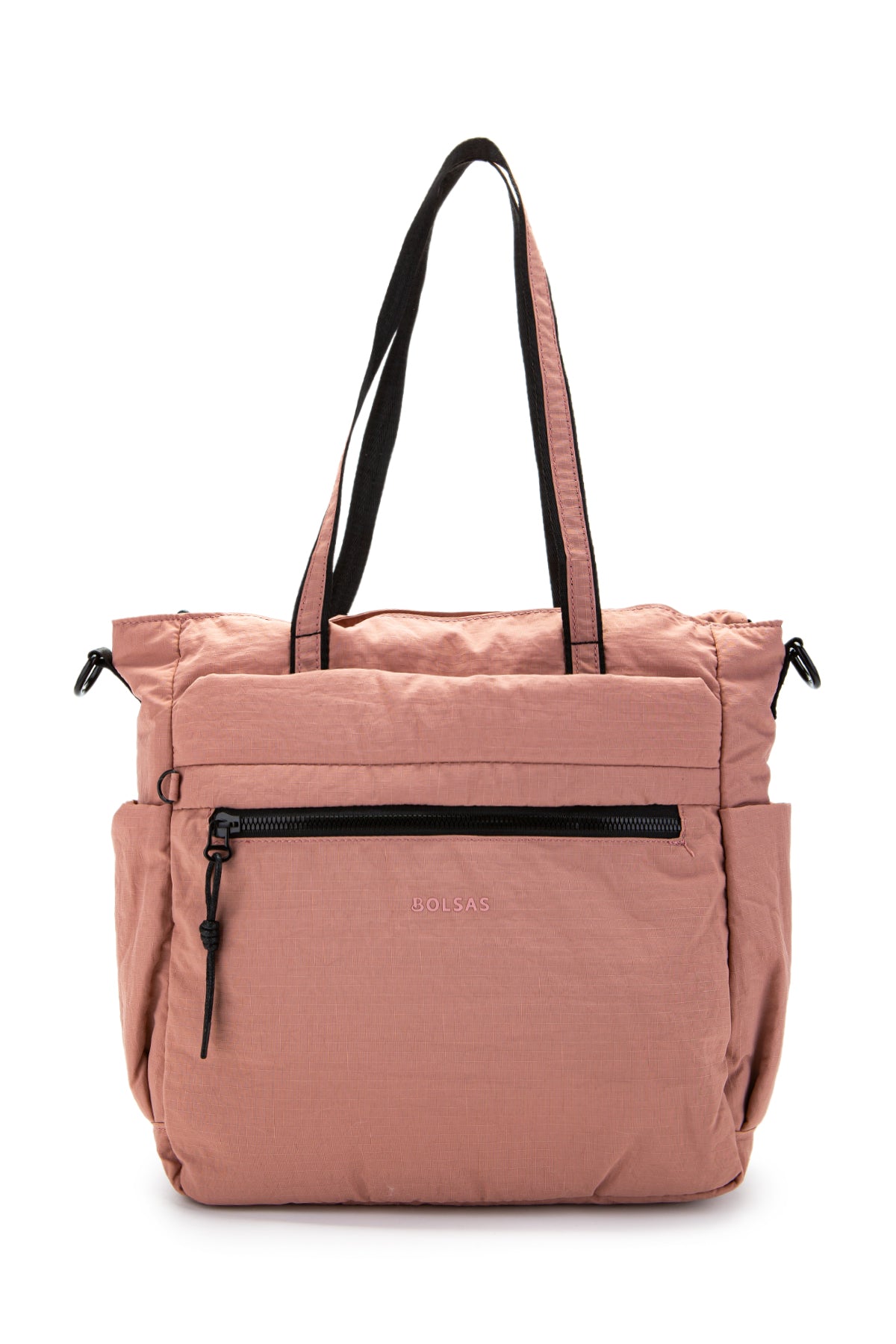 Klinkır Kumaş Suya Dayanıklı Hector Unisex Kol Çantası Pembe