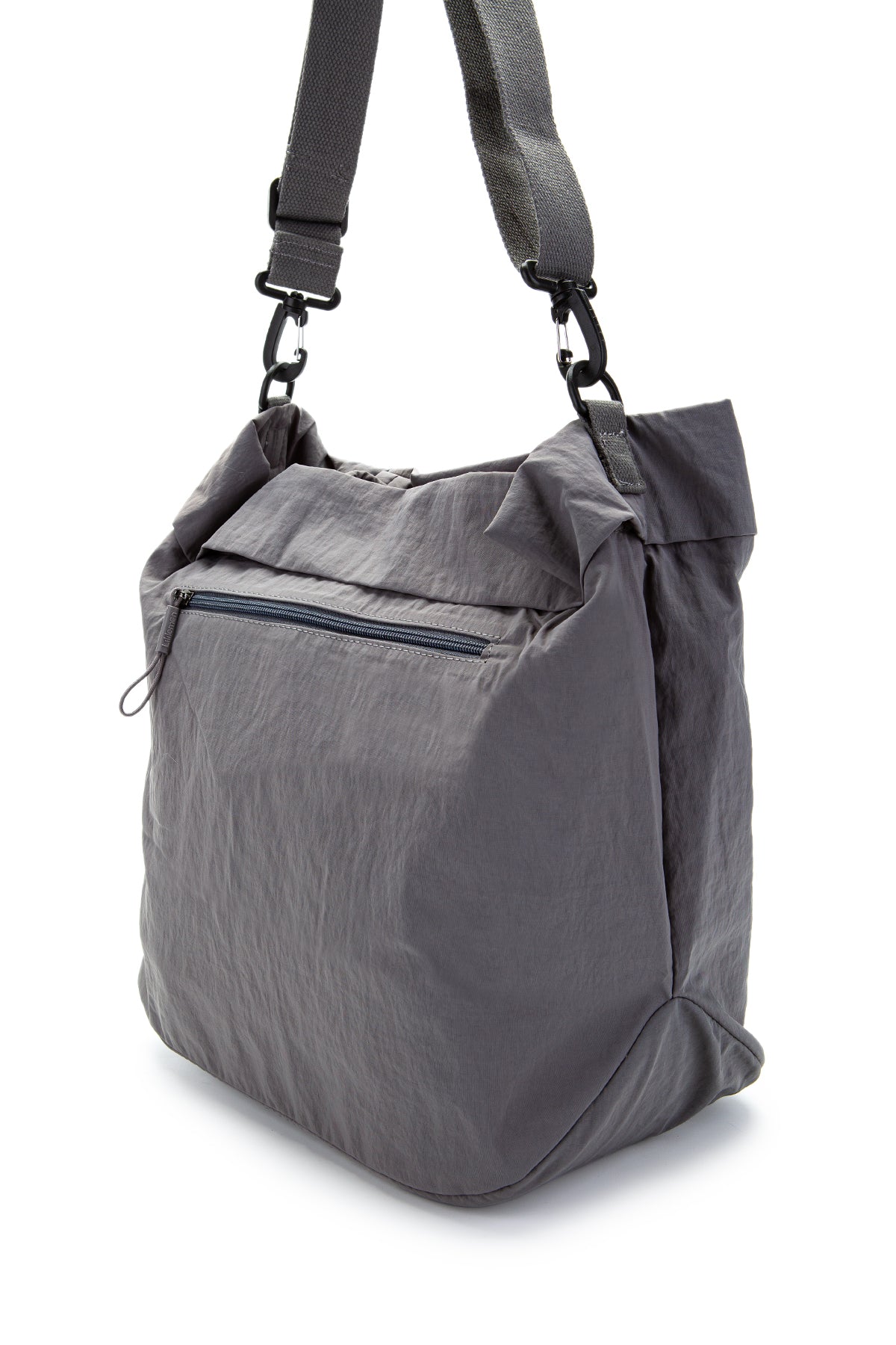 Klinkır Kumaş Suya Dayanıklı Edvin Unisex Çapraz Çanta Gri