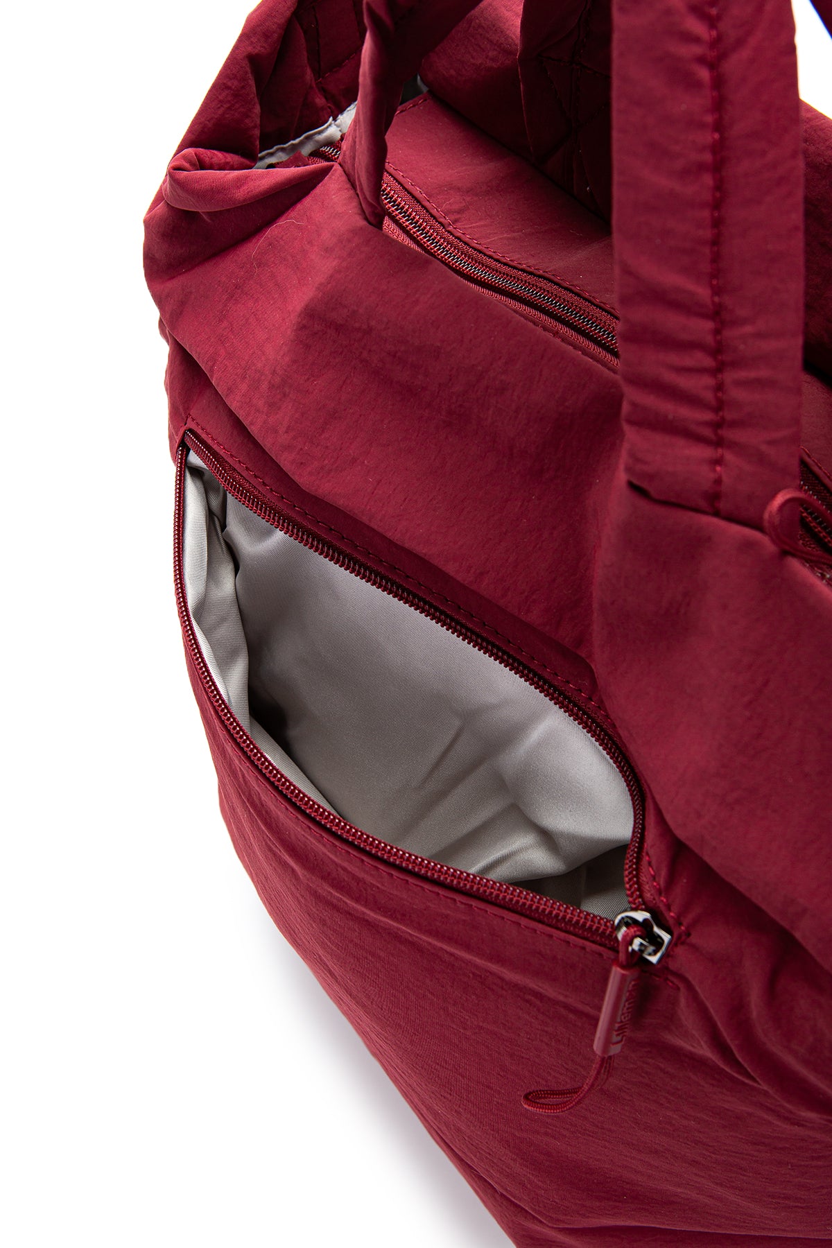Klinkır Kumaş Suya Dayanıklı Edvin Unisex Çapraz Çanta Vişne Çürüğü