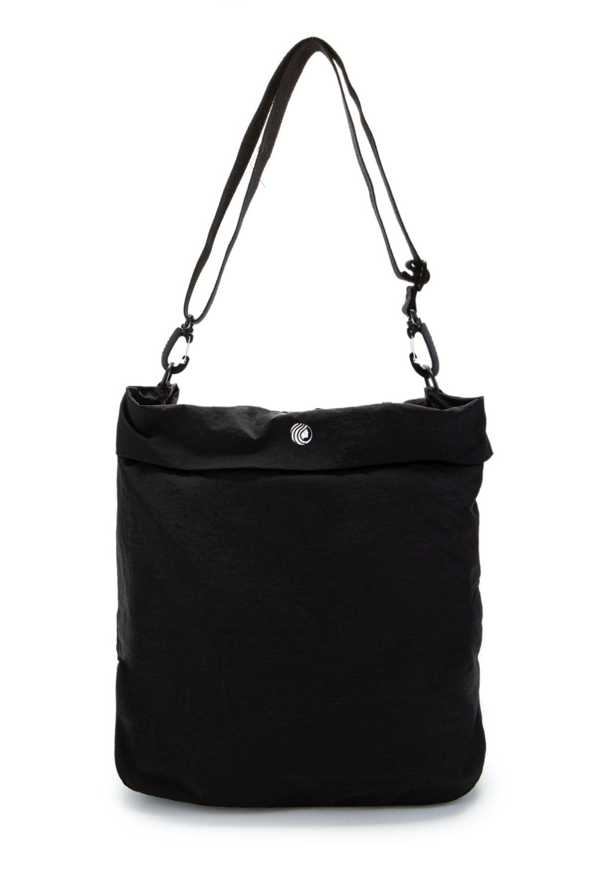 Klinkır Kumaş Suya Dayanıklı Edvin Unisex Çapraz Çanta Siyah