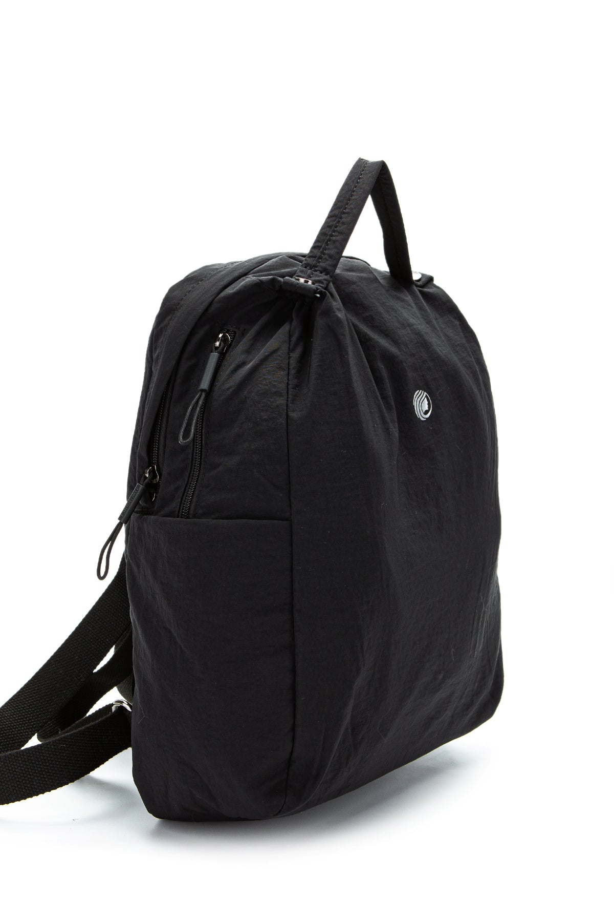 Klinkır Kumaş Suya Dayanıklı Roksy Unisex Sırt Çantası Siyah