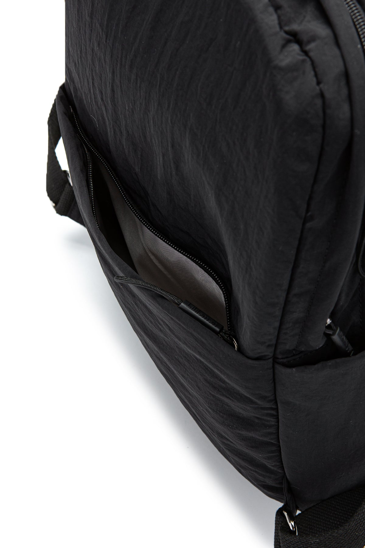 Klinkır Kumaş Suya Dayanıklı Roksy Unisex Sırt Çantası Siyah