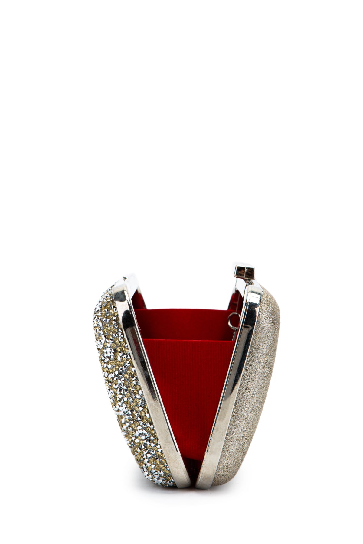 Taşlı Premium Debbie Abiye El Çantası Altın