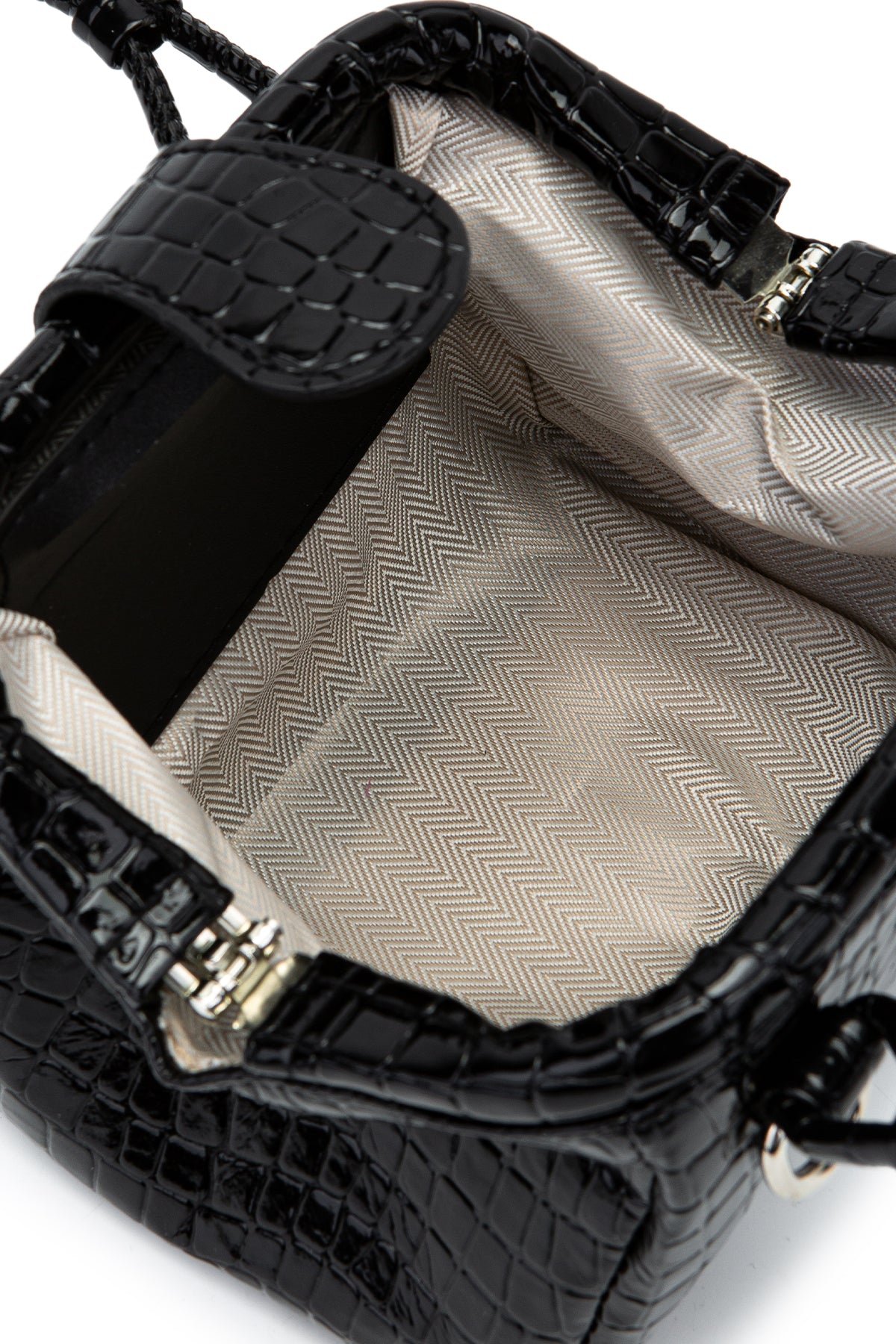 Mini Cluth Tokyo Kadın El Ve Çapraz Çanta Siyah