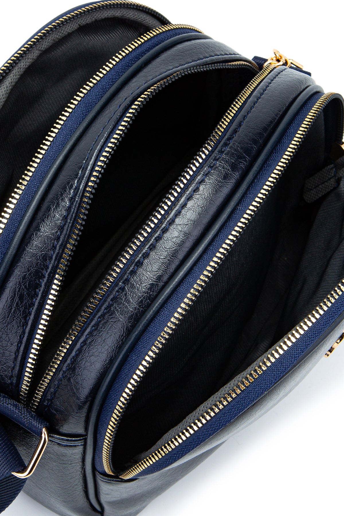 Fermuarlı Çok Göz Willson Kadın Çapraz Çanta Lacivert