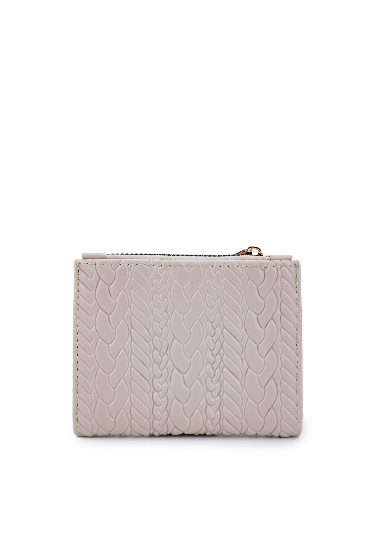 Suni Deri Kadın Cüzdan Krem MN108