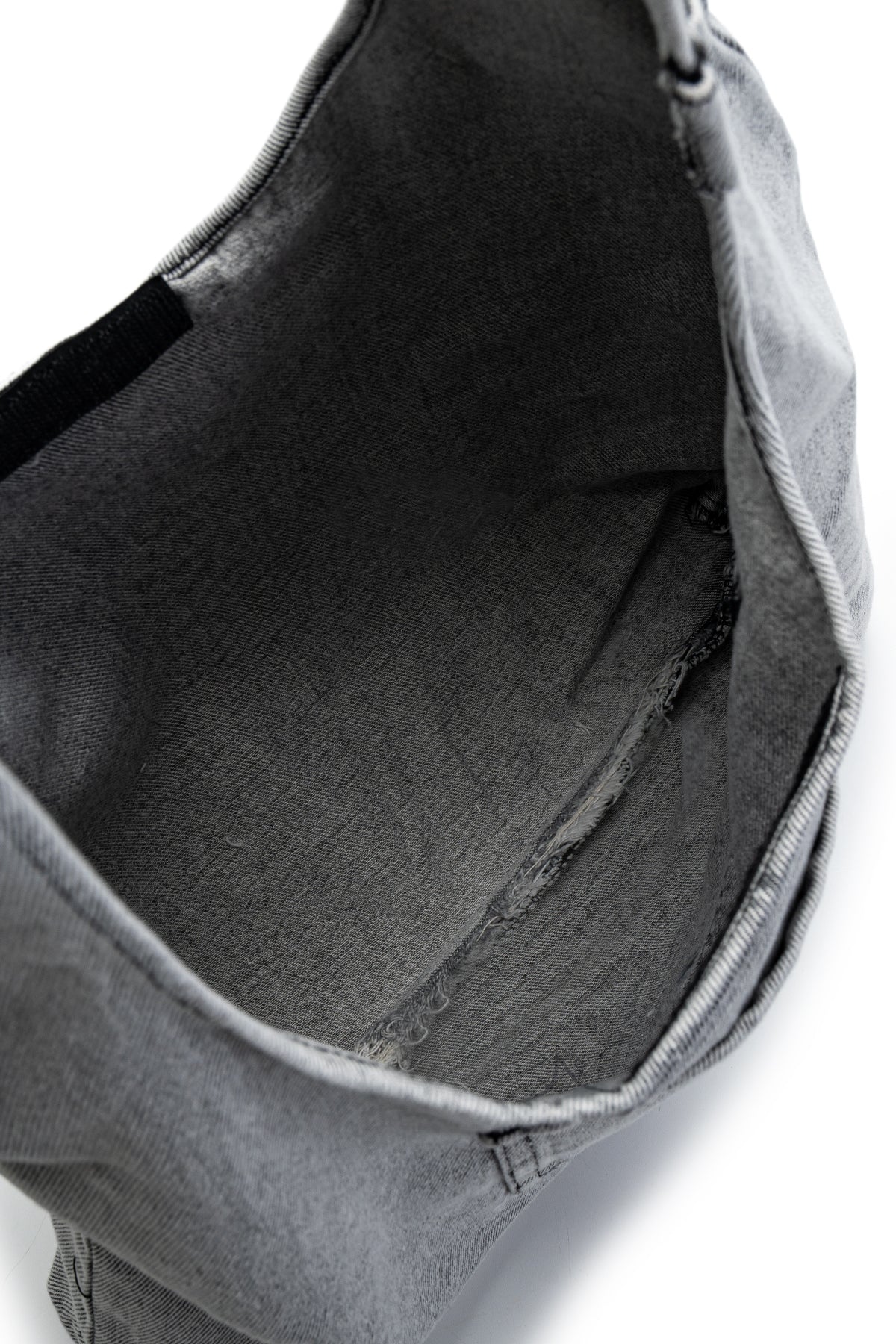 Tek Cepli Denim Kadın Çapraz Çanta Roxy Gri