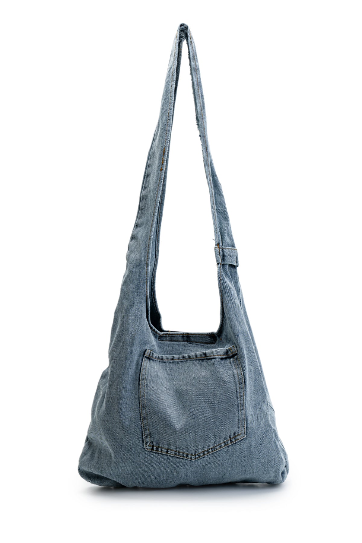 Tek Cepli Denim Kadın Çapraz Çanta Roxy Mavi