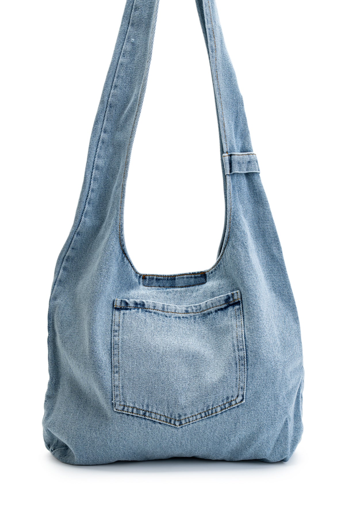 Tek Cepli Denim Kadın Çapraz Çanta Roxy Açık Mavi