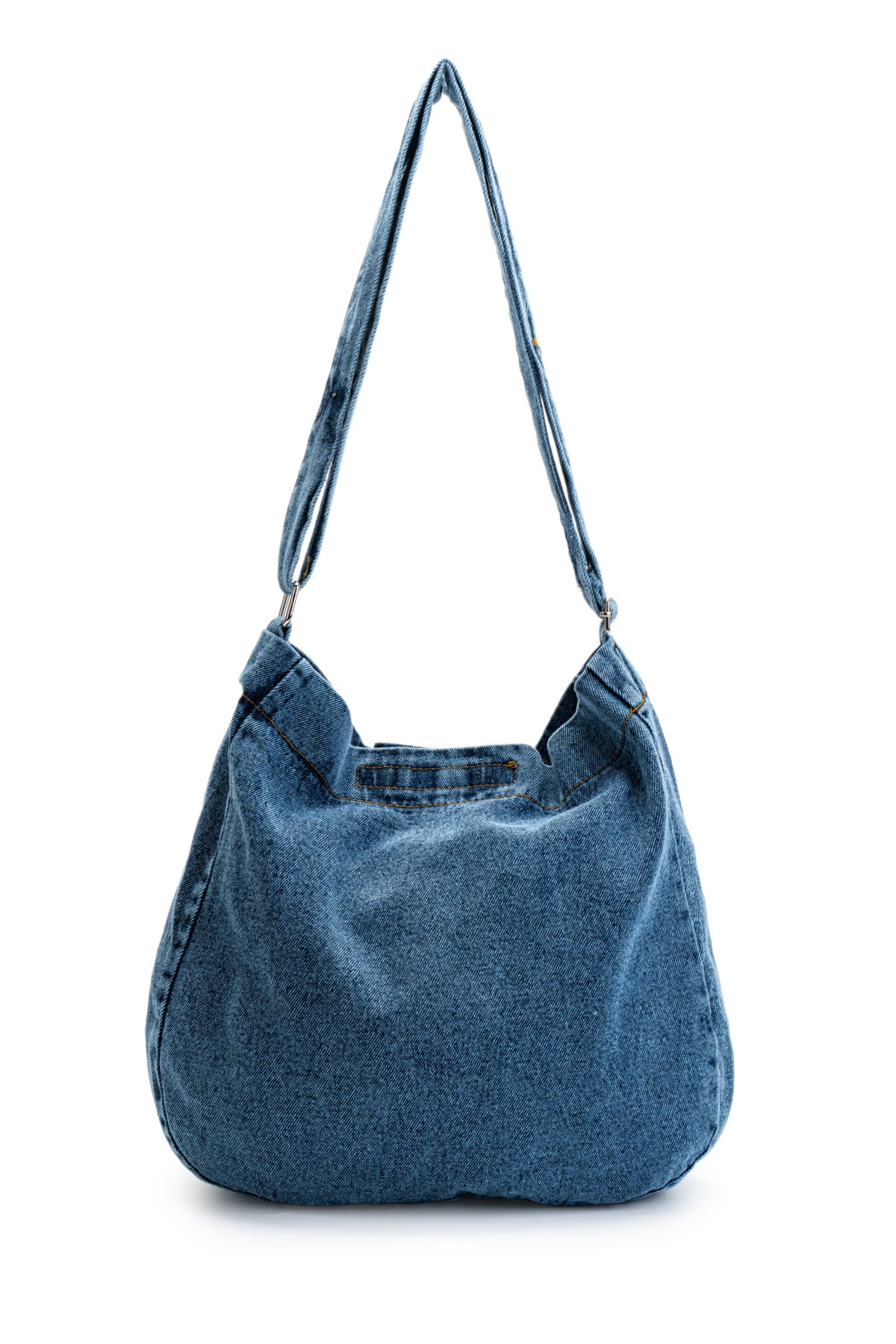 Çift Cepli Denim Kadın Çapraz Çanta Allison Lacivert