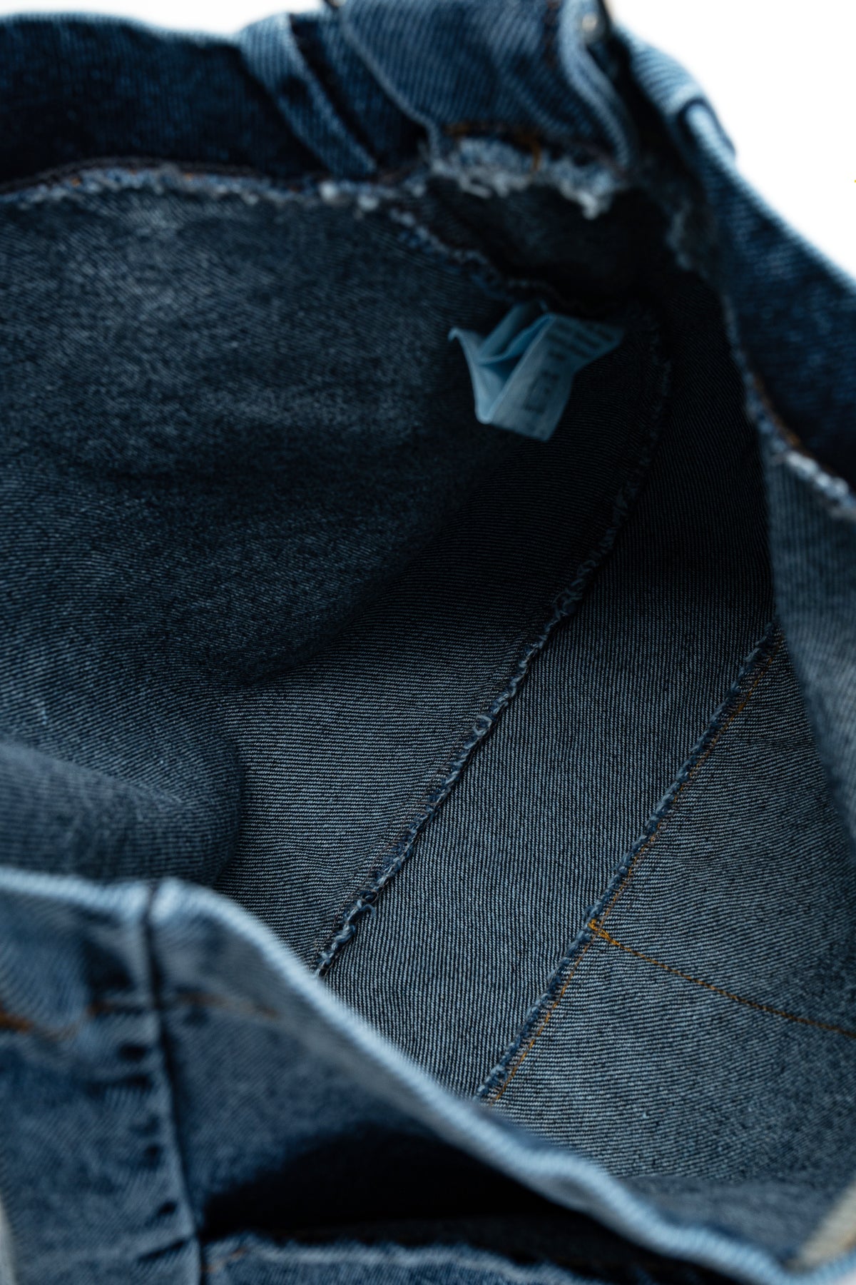 Çift Cepli Denim Kadın Çapraz Çanta Allison Lacivert