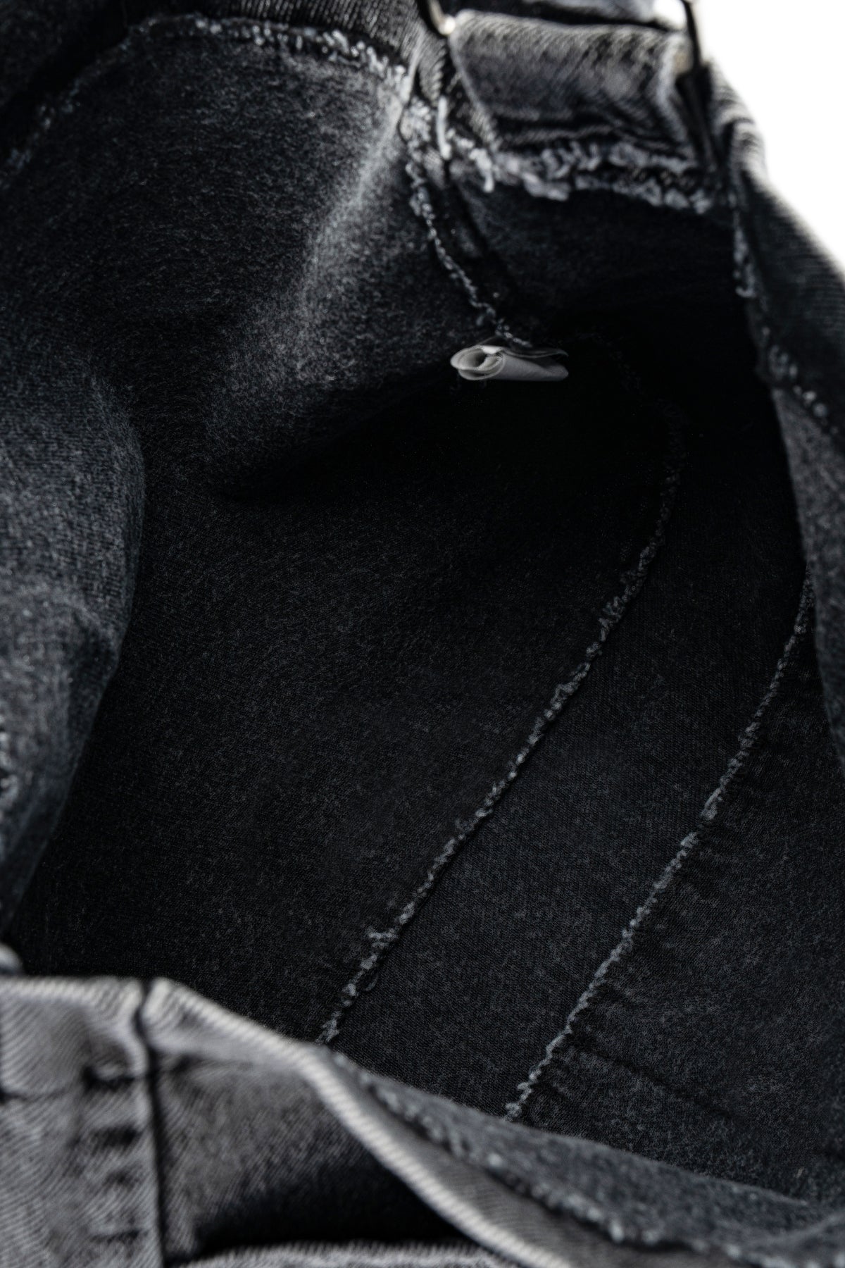 Çift Cepli Denim Kadın Çapraz Çanta Allison Antrasit