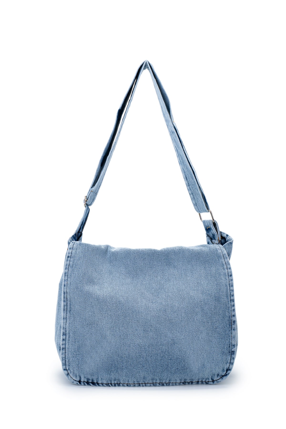 Postacı Denim Kadın Çapraz Çanta Ruby Açık Mavi