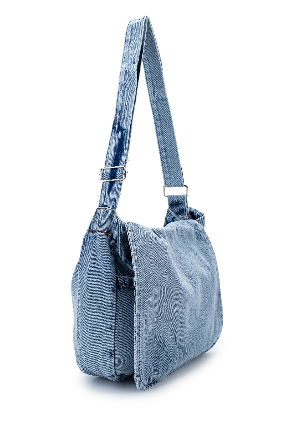 Postacı Denim Kadın Çapraz Çanta Ruby Açık Mavi
