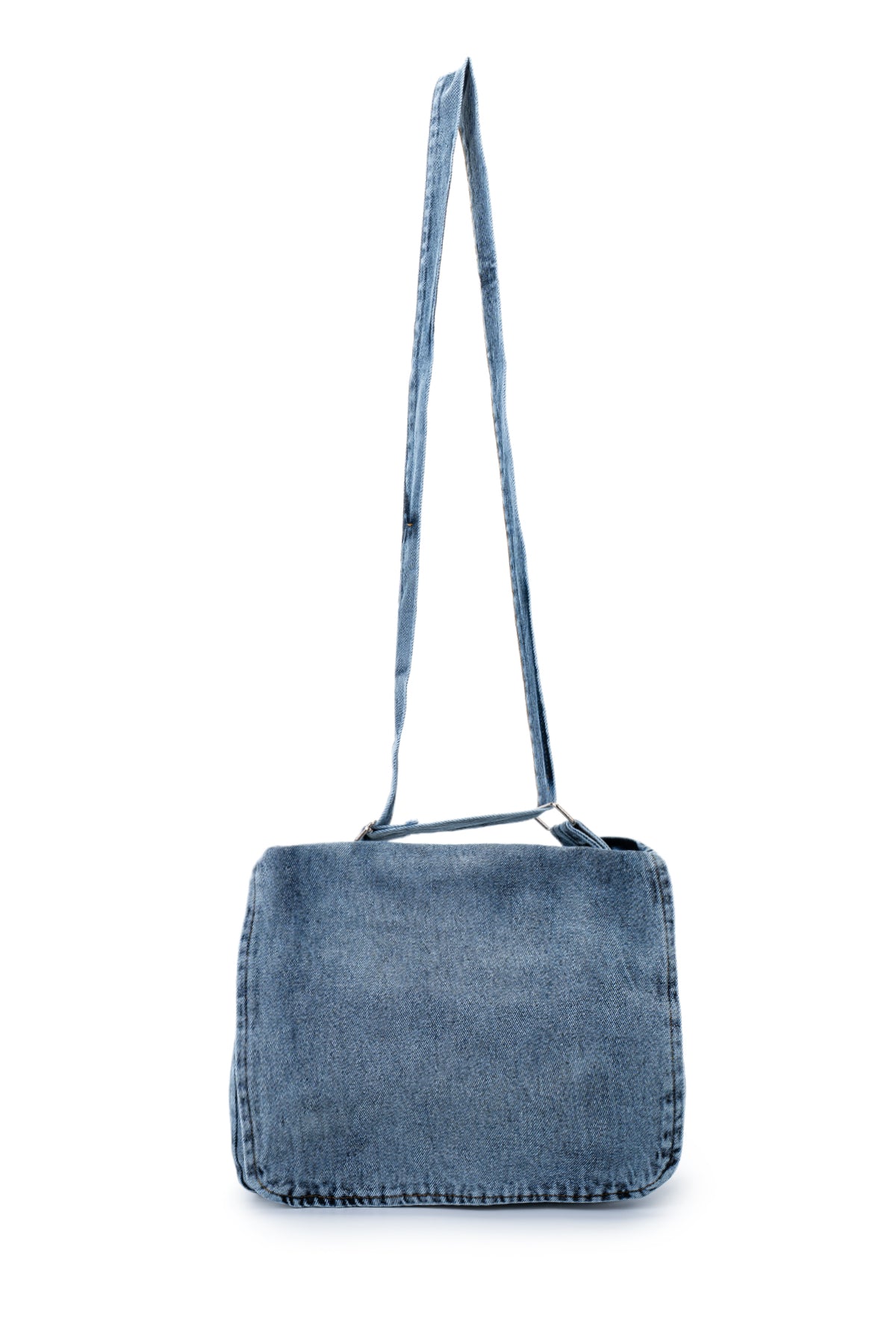 Postacı Denim Kadın Çapraz Çanta Ruby Mavi