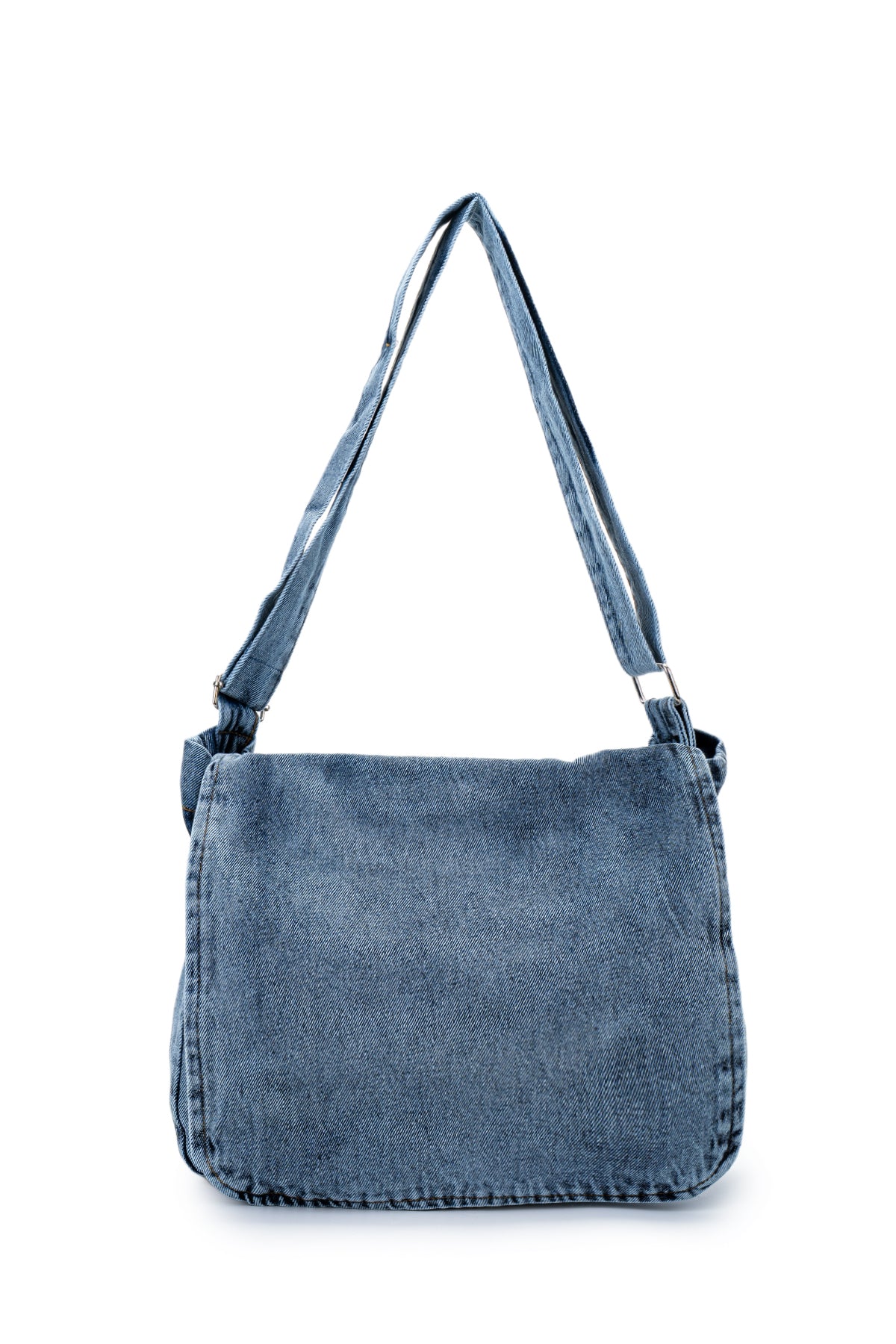 Postacı Denim Kadın Çapraz Çanta Ruby Mavi