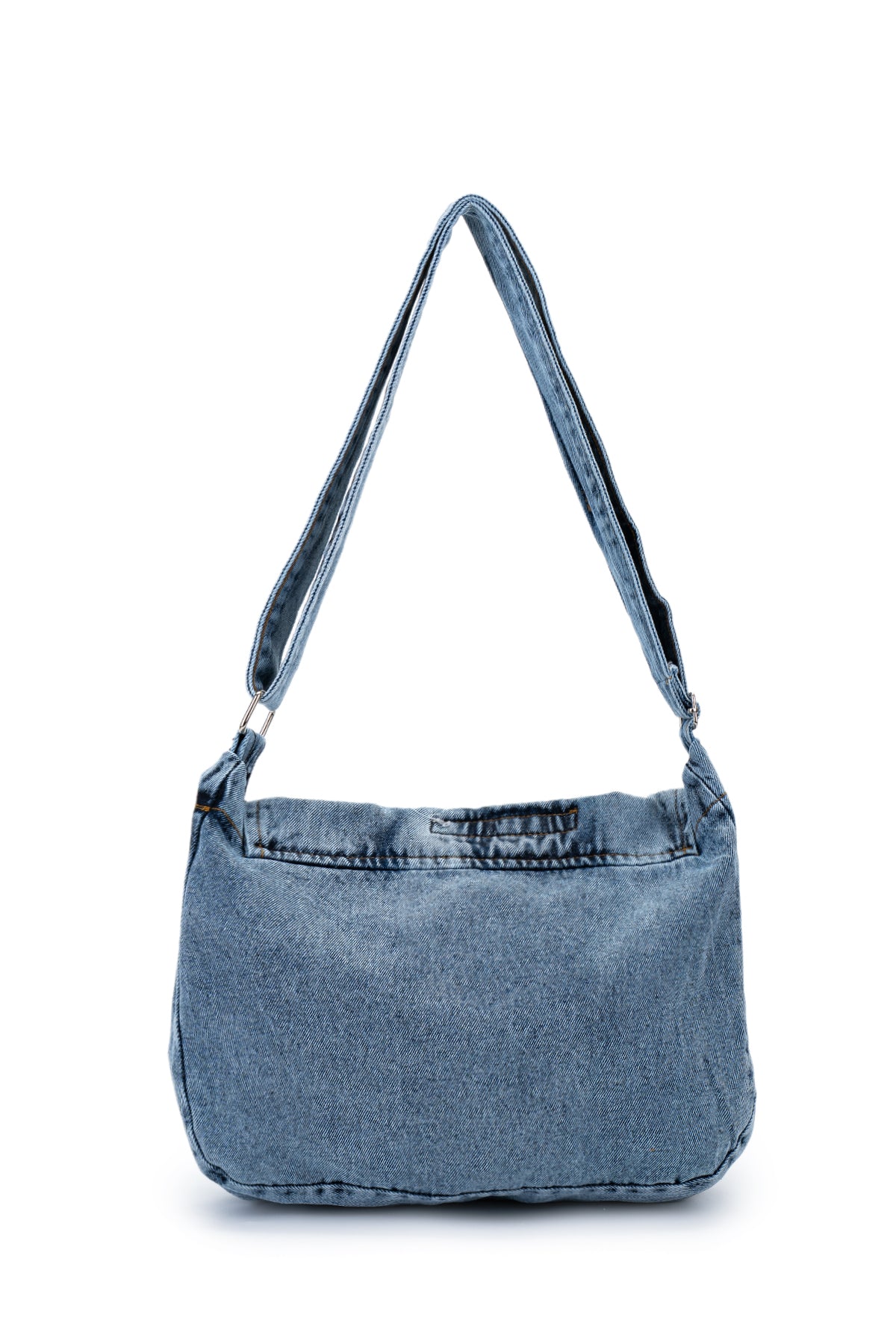 Postacı Denim Kadın Çapraz Çanta Ruby Mavi
