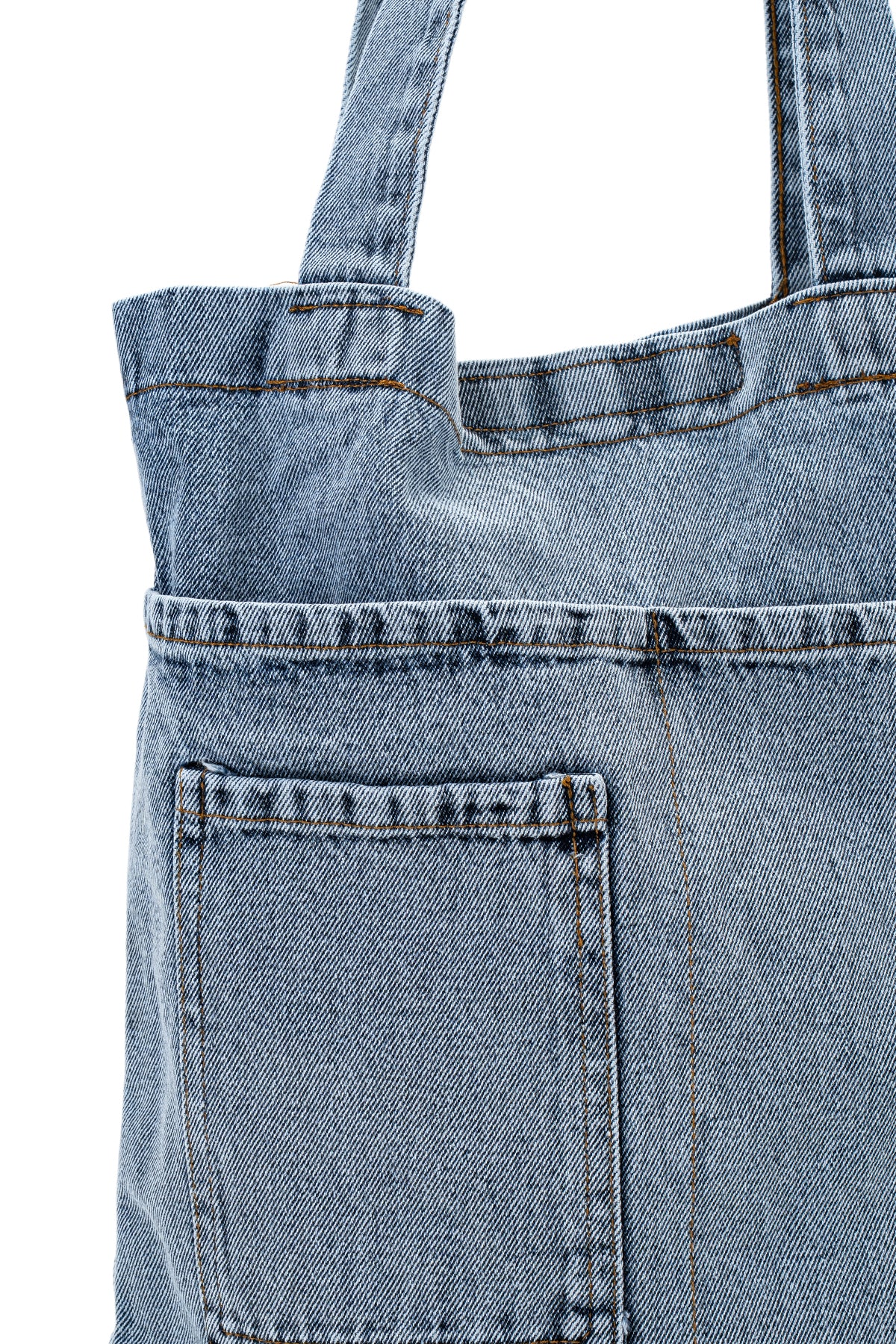 Yama Cep Detaylı Denim Kadın Kol Çanta Derek Mavi