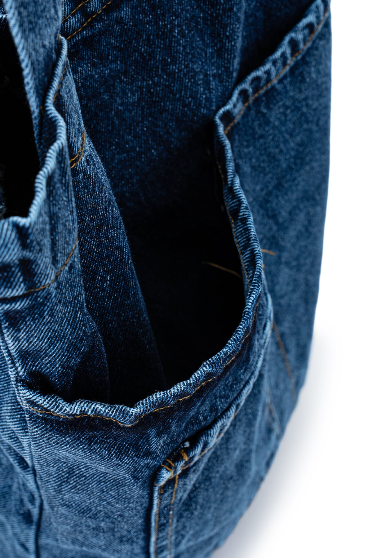 Yama Cep Detaylı Denim Kadın Kol Çanta Derek Lacivert