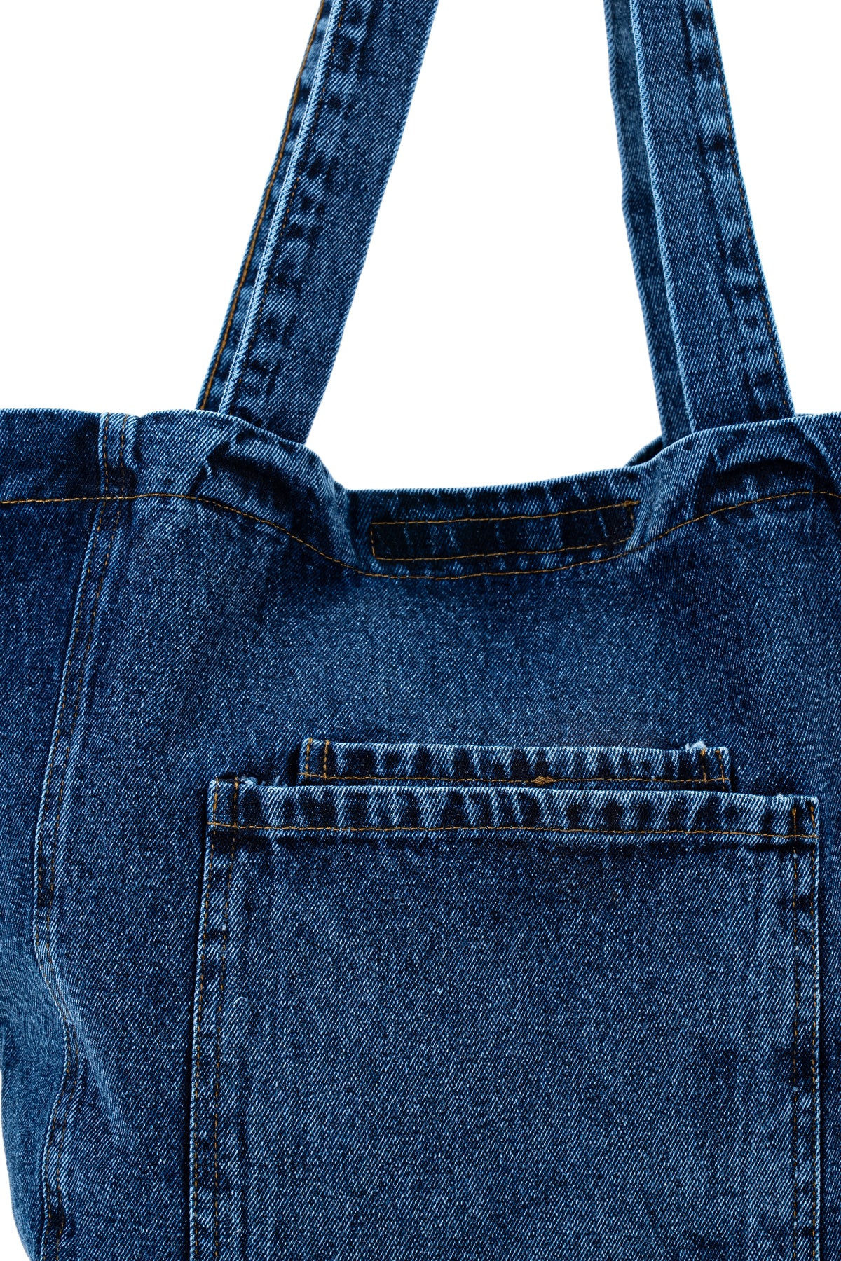 Gizli Cep Görünümlü Salaş Denim Kadın Kol Çanta Ramona Lacivert