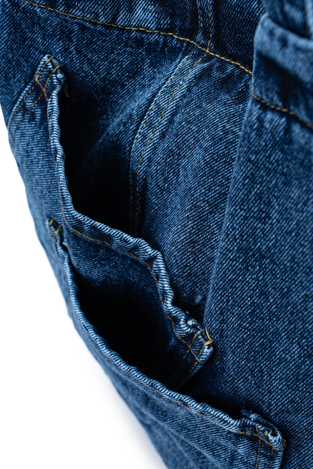 Çapraz Yama Cep Detaylı Denim Kadın Kol Çanta Doli Lacivert