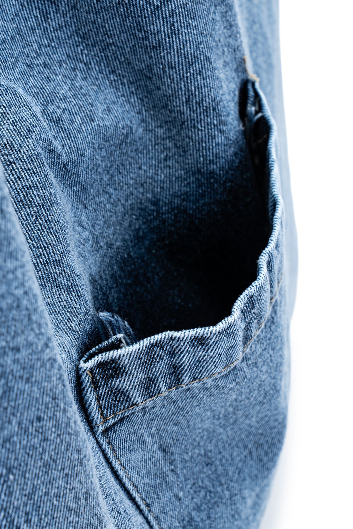 Geniş İç Hacimli Denim Kadın Kol Çanta Marma Mavi