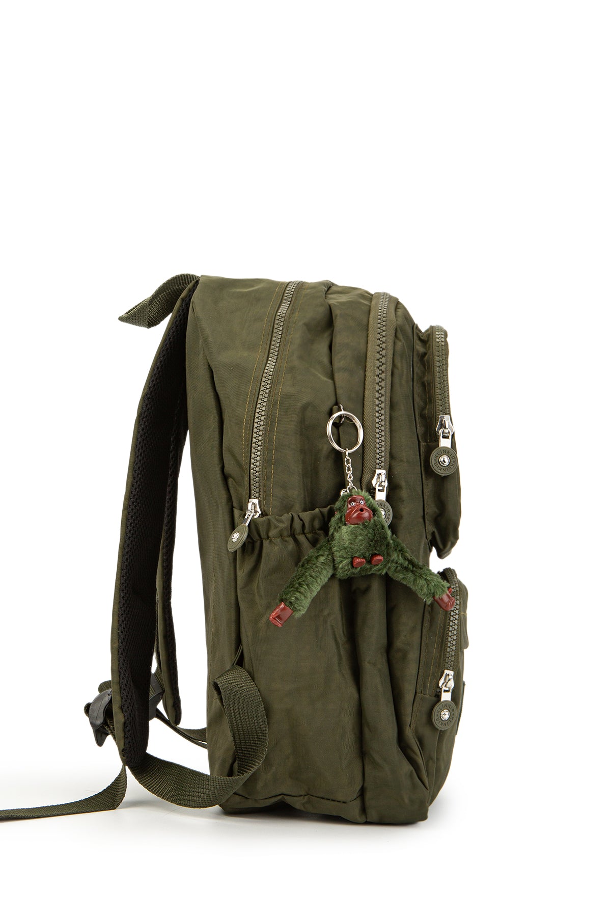 Klinkır Kumaş Suya Dayanıklı Diana Unisex Sırt Çantası Haki