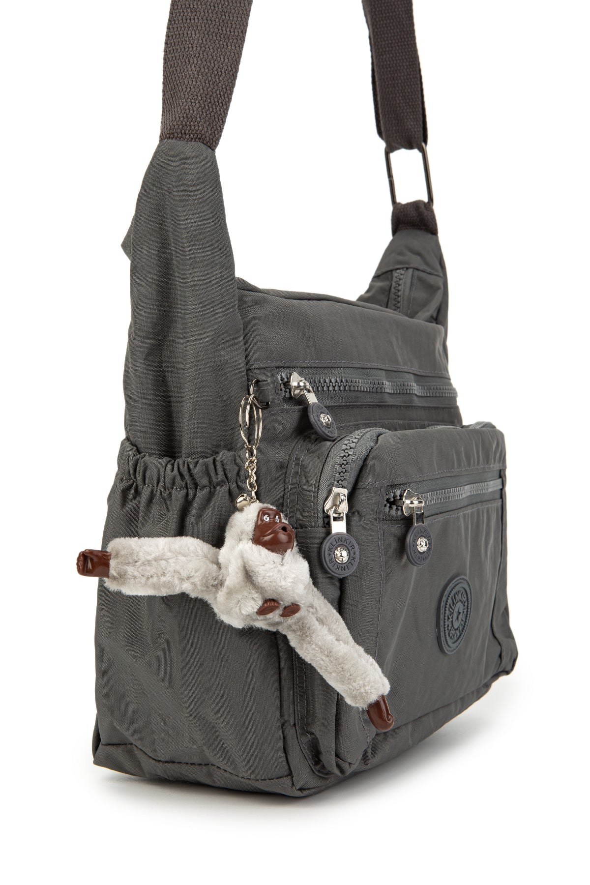 Çok Cepli Klinkır Postacı Hope Kadın Çapraz Çanta Antrasit