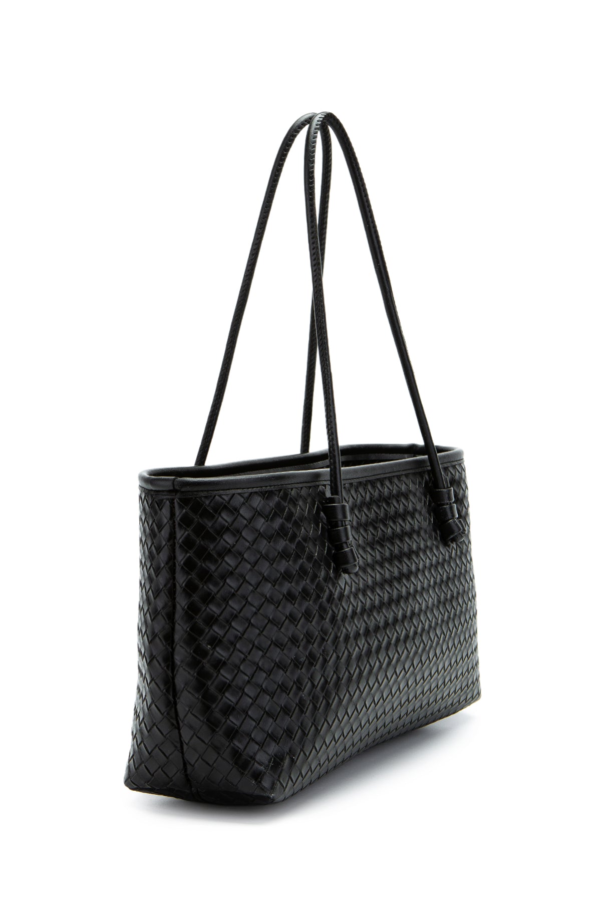 Örgü Detaylı Suni Deri Dora Kadın Kol Çanta Siyah