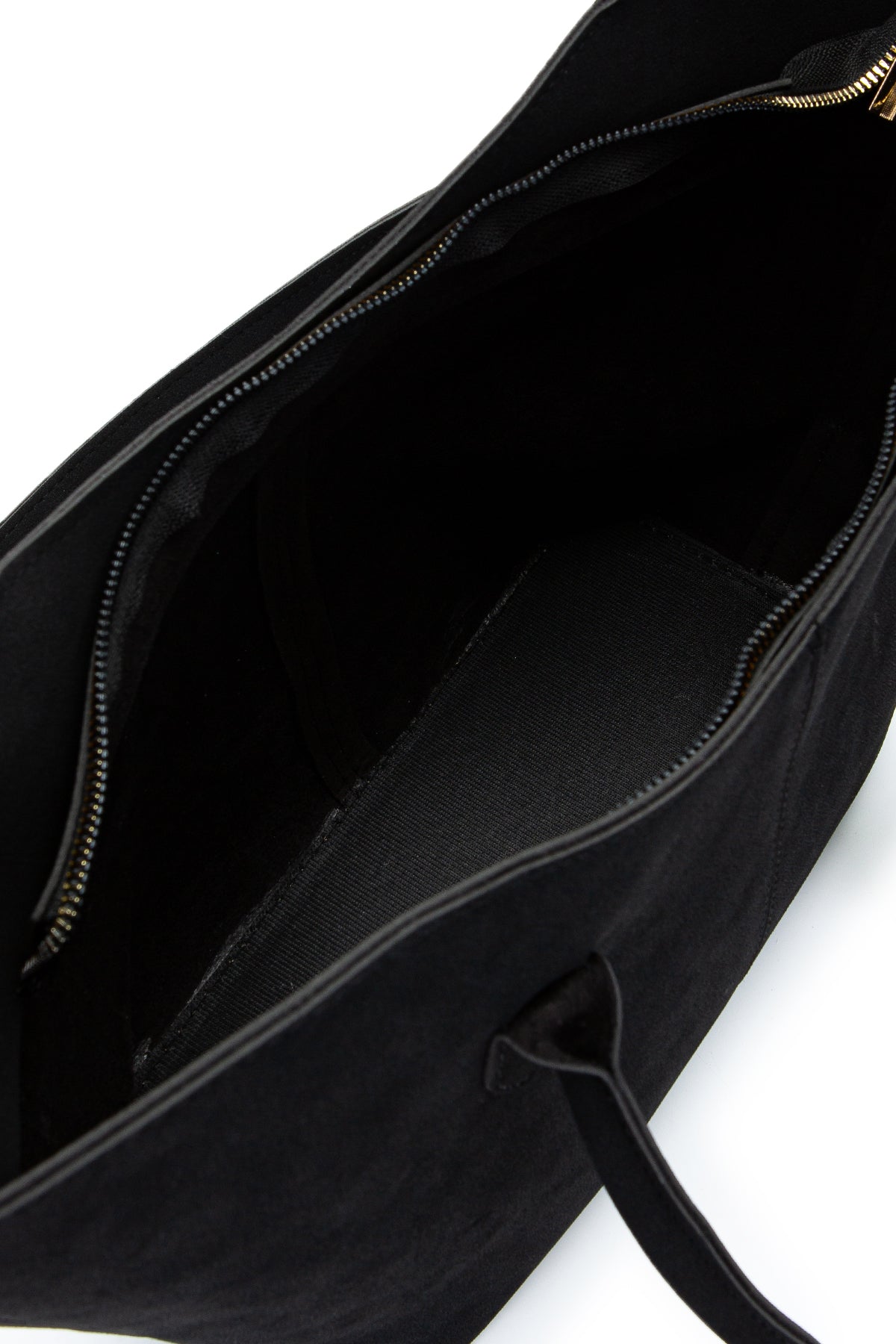 Çift Saplı Süet Hipe Kadın Kol Çantası Siyah