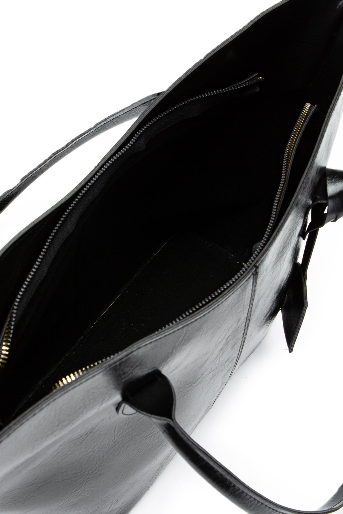 Çift Saplı Suni Deri Hipe Kadın Kol Çantası Siyah