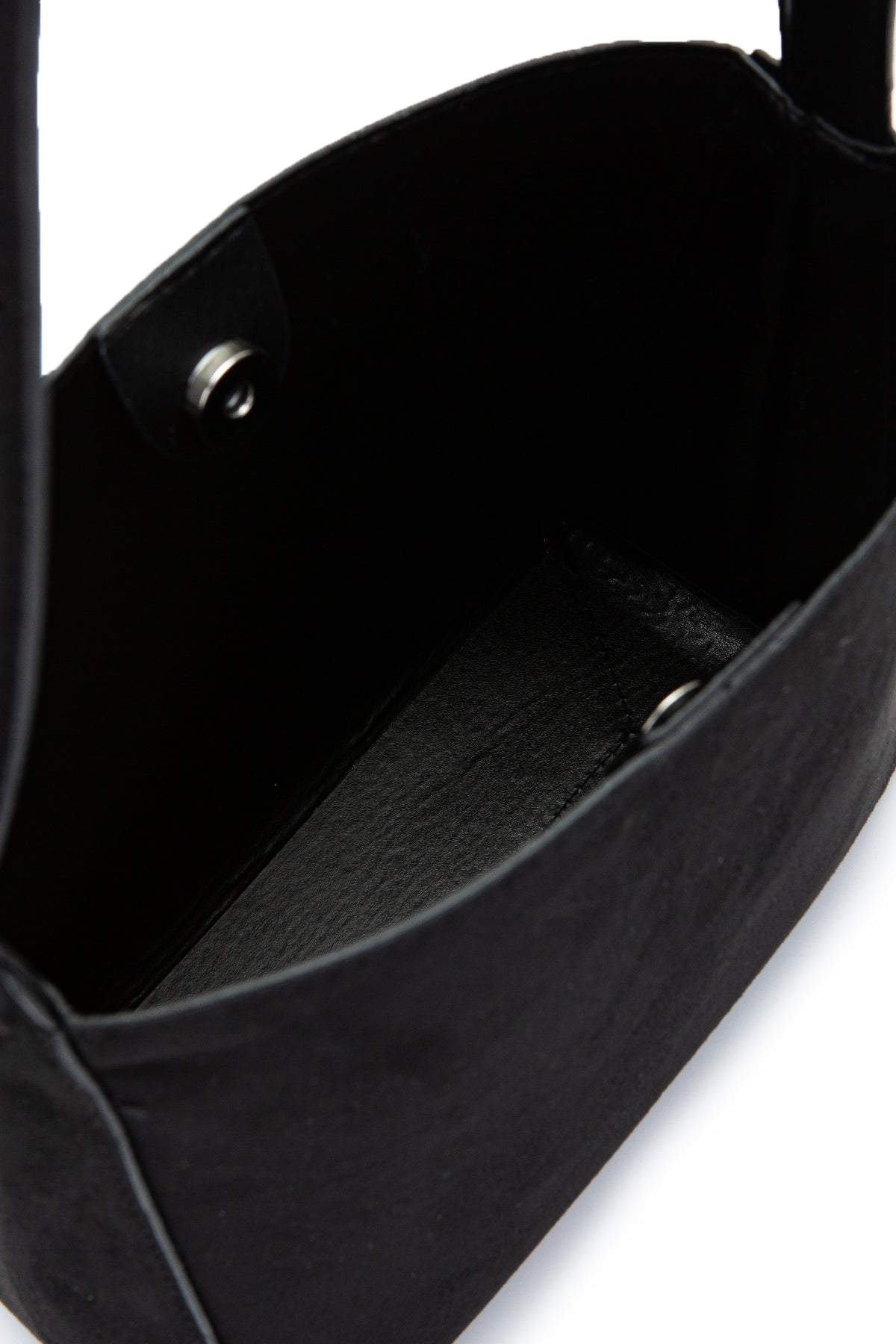 Kemer Askı Detaylı Süet Alita Kol Çanta Siyah