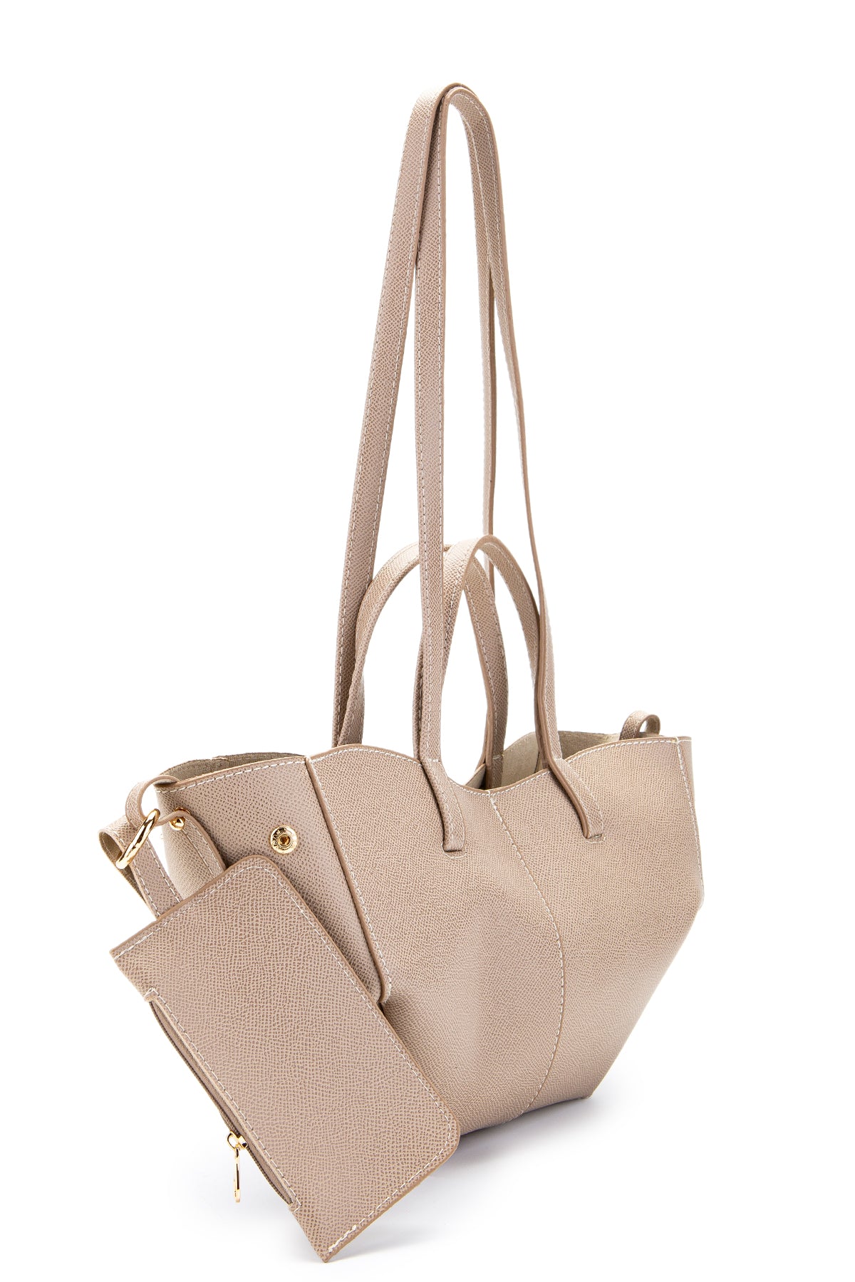 Özel Tasarım Mini Pole Çanta Bej