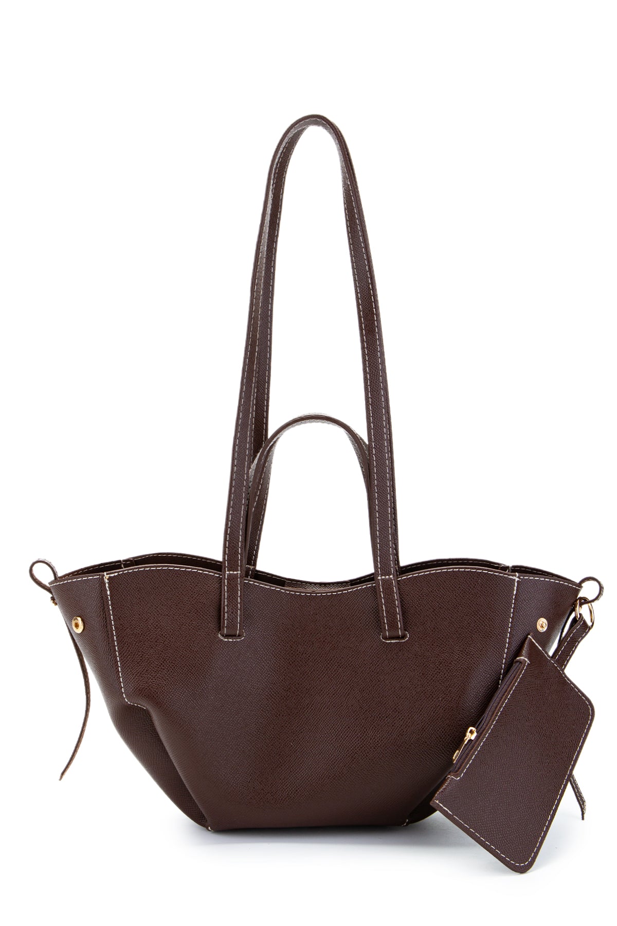 Özel Tasarım Mini Pole Çanta Kahverengi