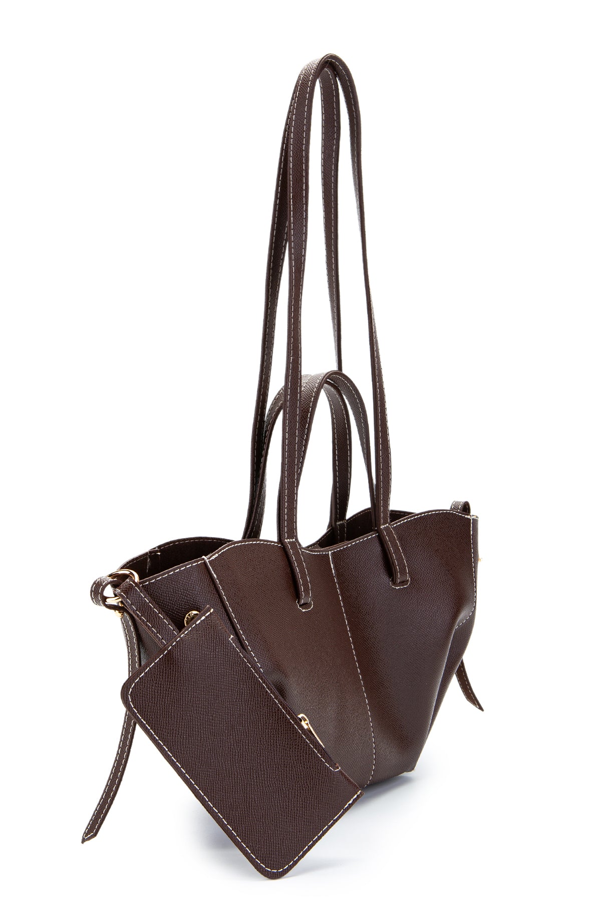 Özel Tasarım Mini Pole Çanta Kahverengi