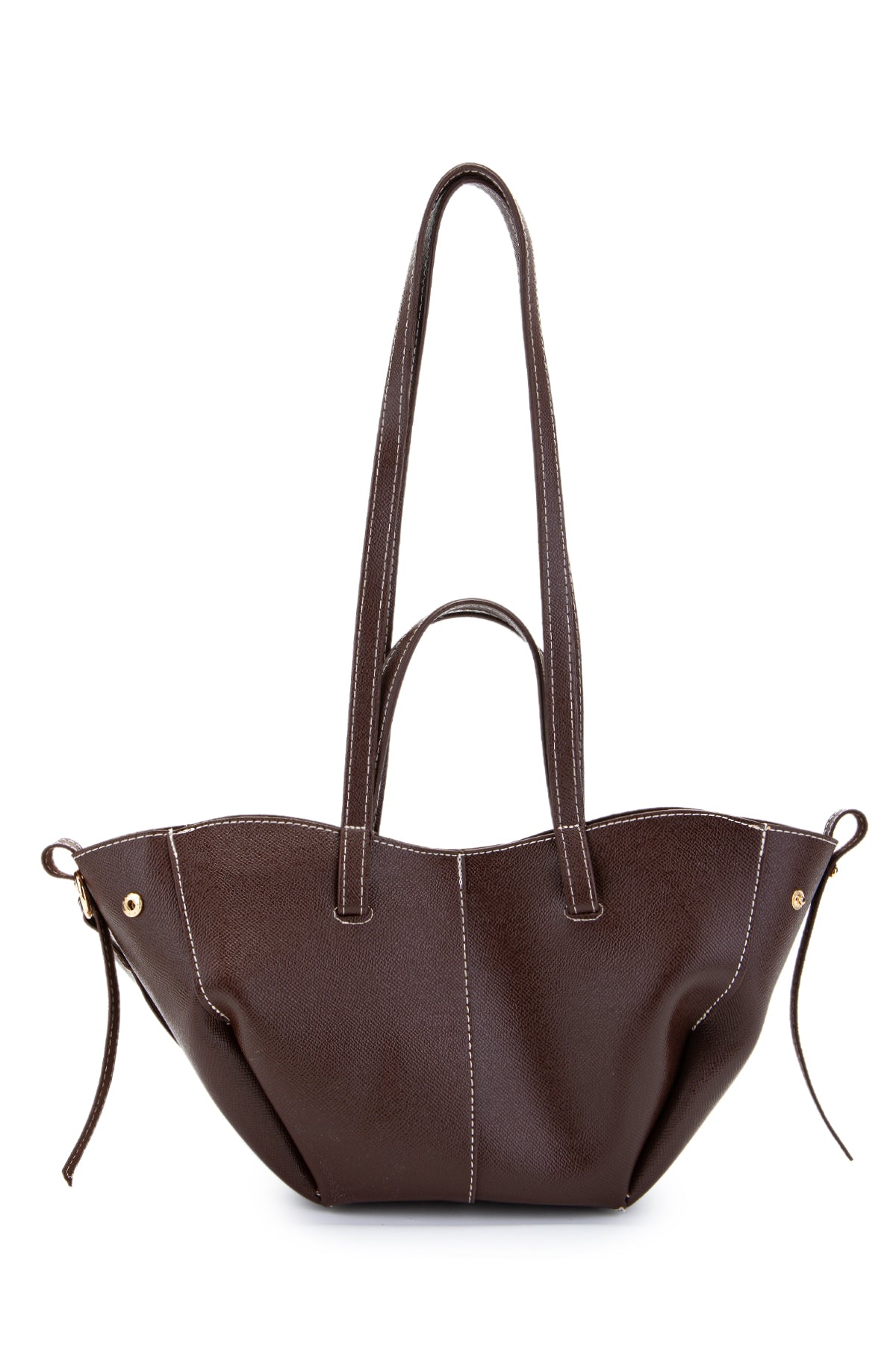 Özel Tasarım Mini Pole Çanta Kahverengi