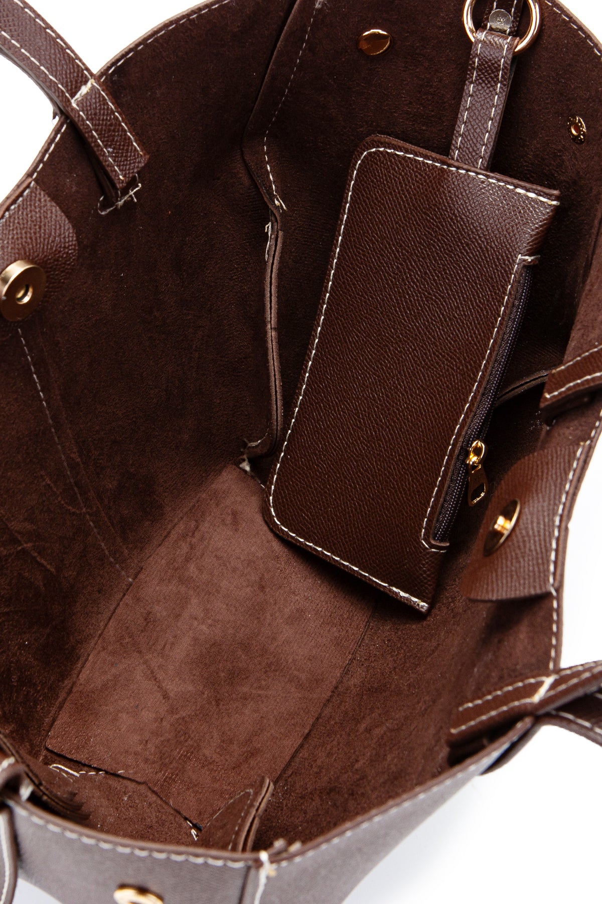 Özel Tasarım Mini Pole Çanta Kahverengi