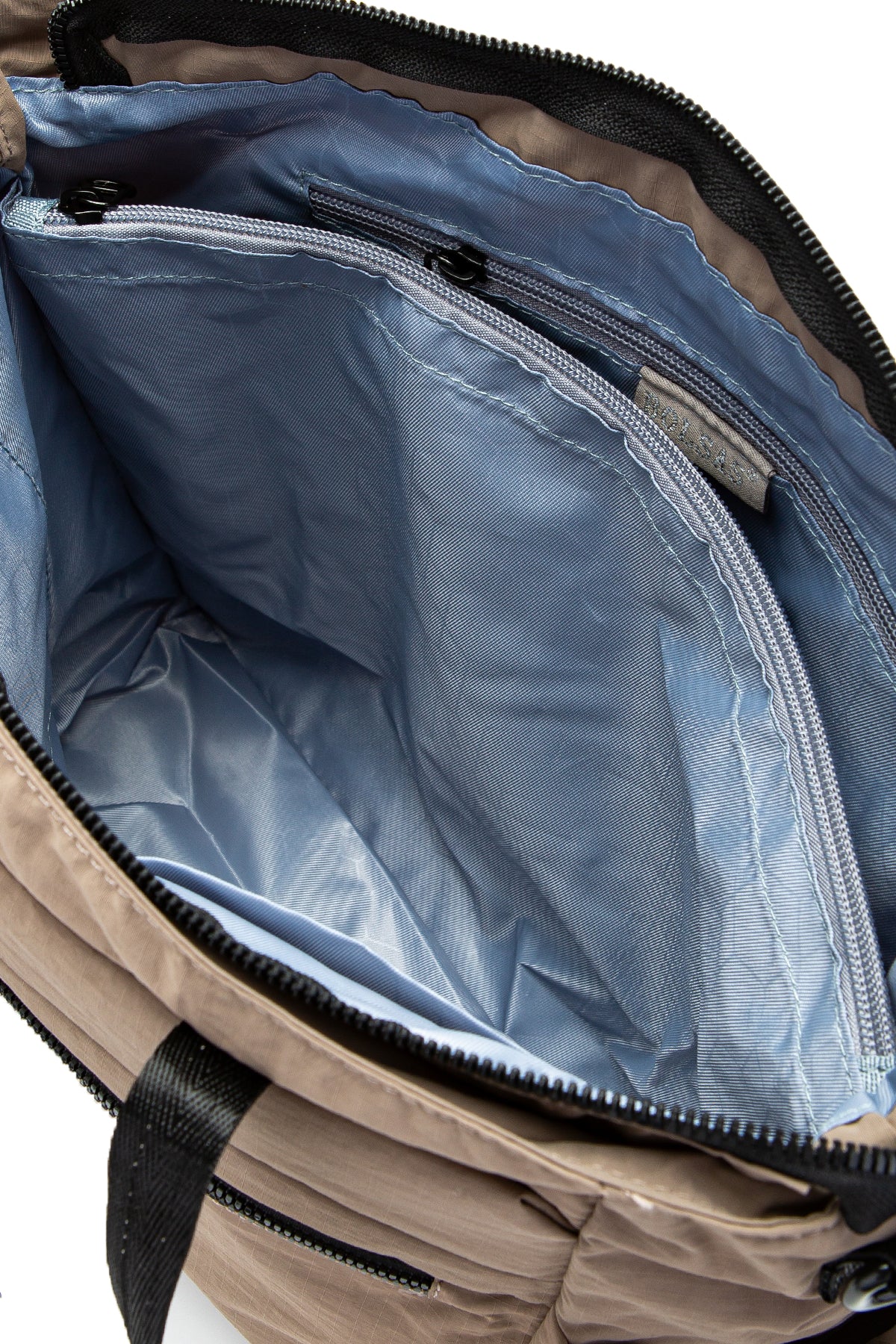 Klinkır Kumaş Suya Dayanıklı Hector Unisex Kol Çantası Vizon