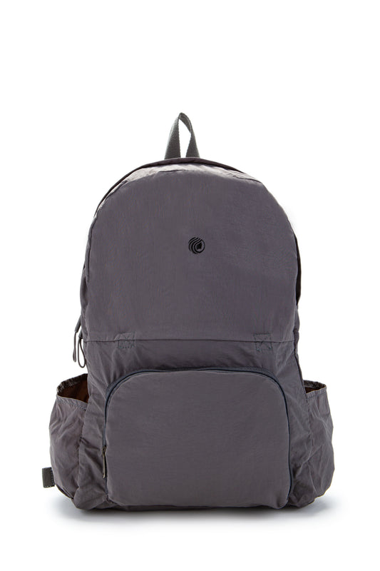 Klinkır Kumaş Suya Dayanıklı Jadon Unisex Sırt Çantası Gri