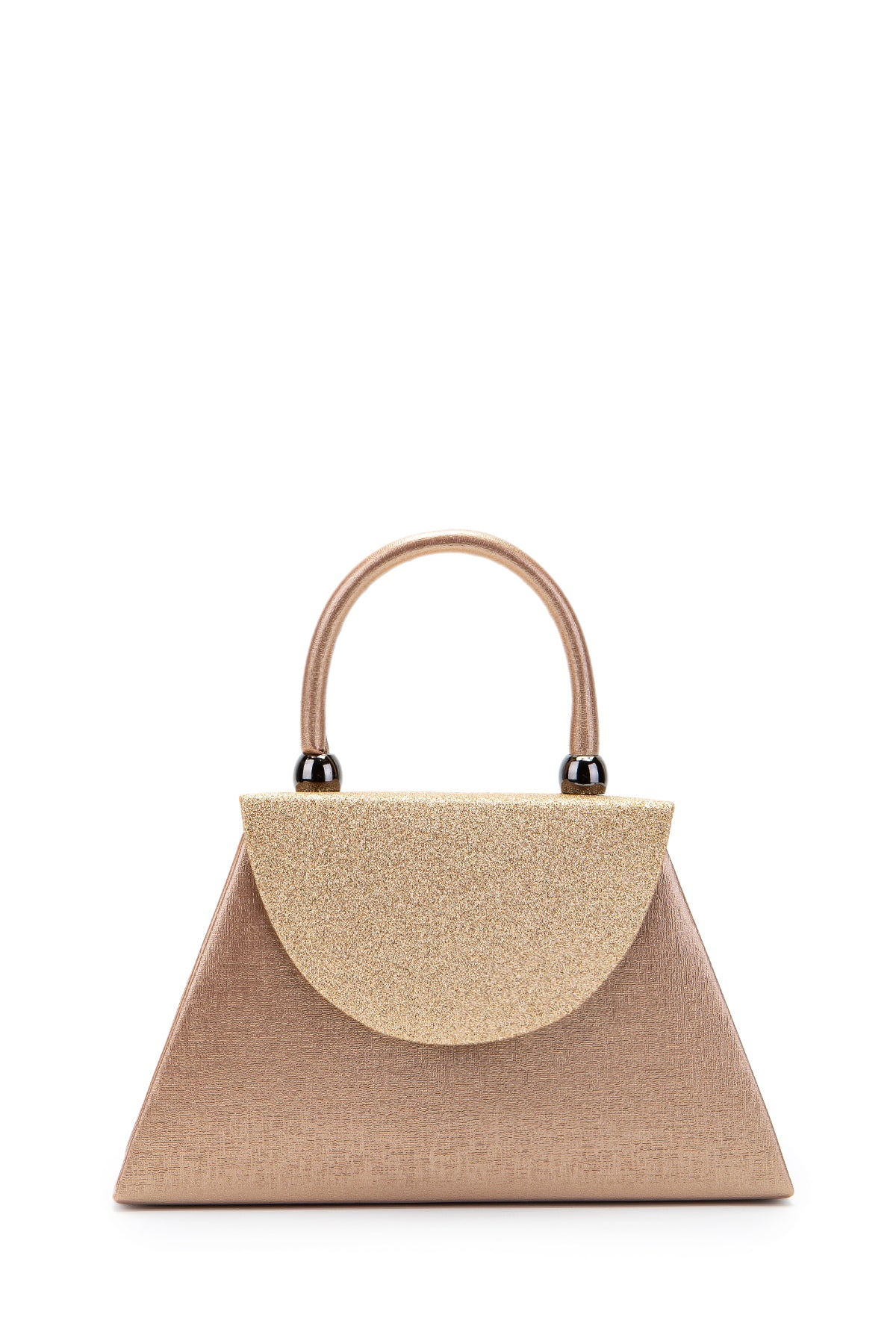 Minimalist Tasarım Simli Kapaklı Lip Abiye El Çantası Pudra