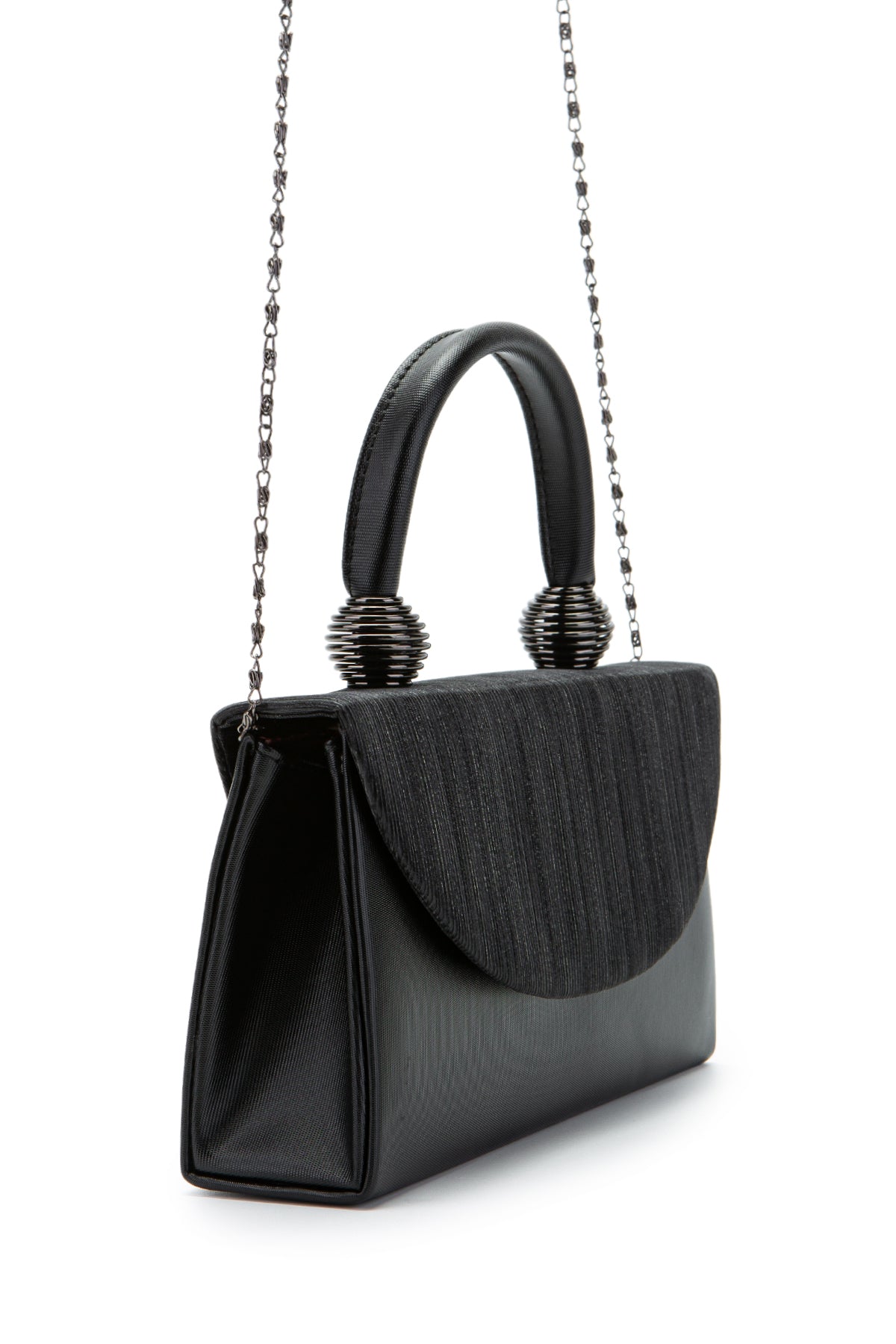 Sim Dokulu Mandy Abiye El Çantası Siyah