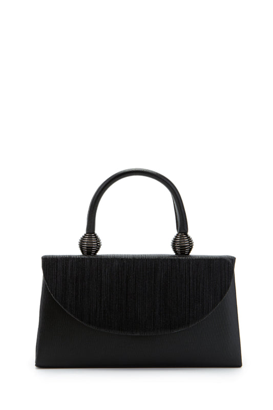 Sim Dokulu Mandy Abiye El Çantası Siyah