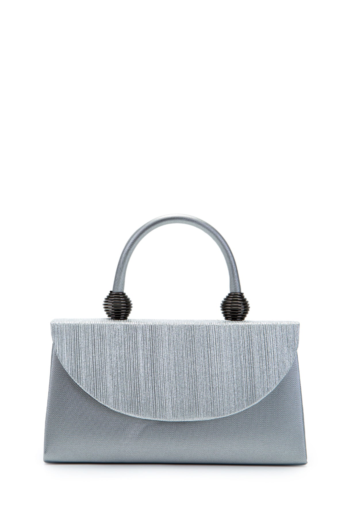 Sim Dokulu Mandy Abiye El Çantası Gümüş