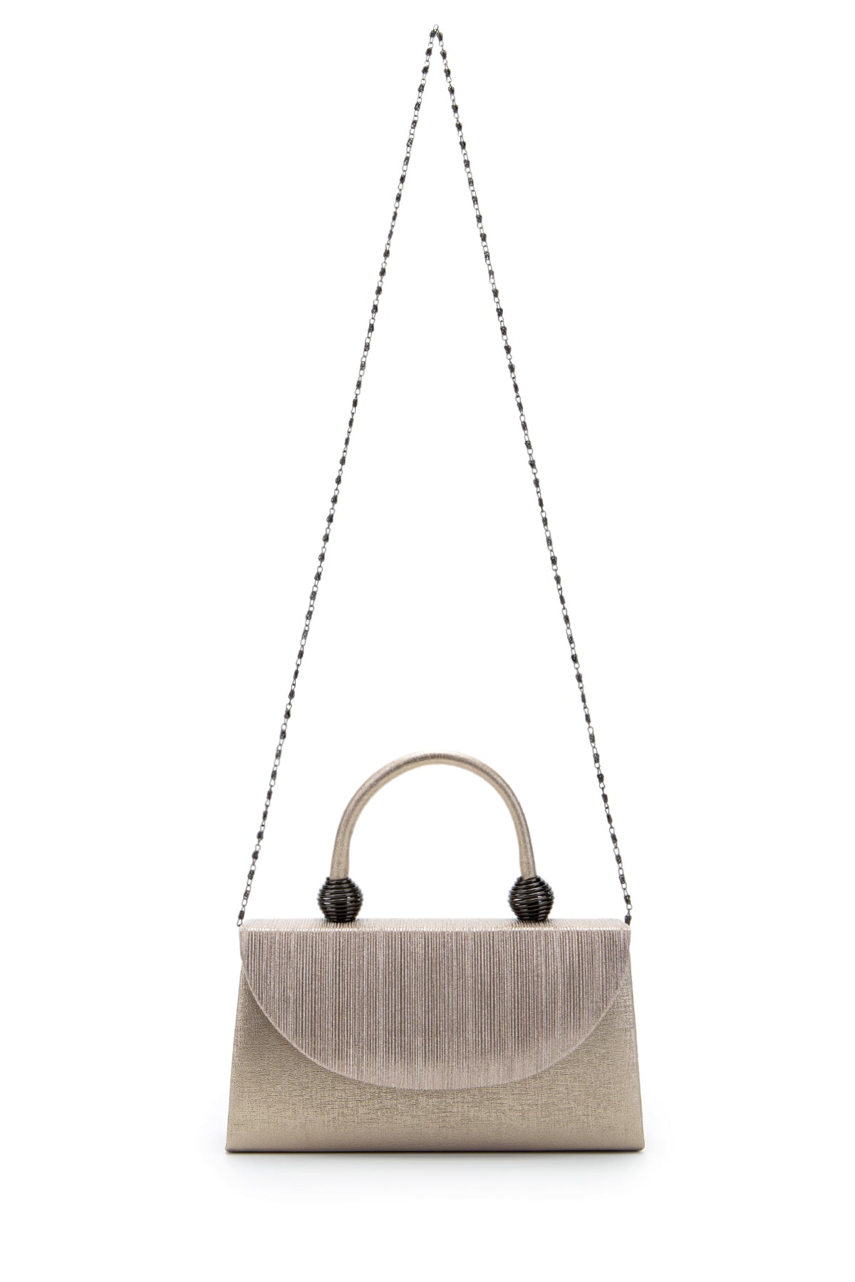 Sim Dokulu Mandy Abiye El Çantası Altın